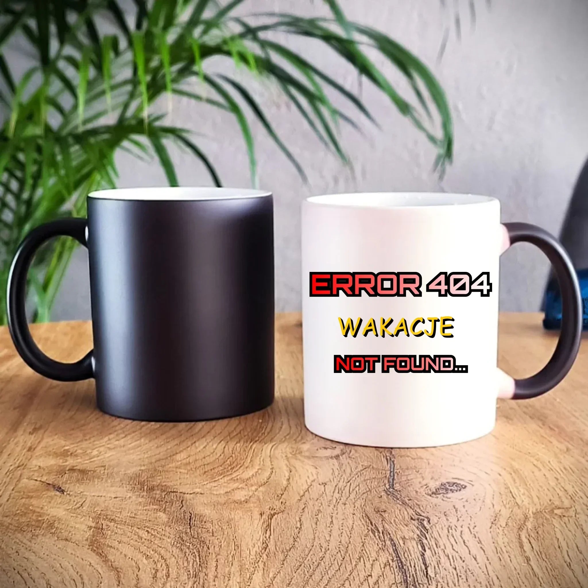 Kubek magiczny szkolny - Error 404 - śmieszny SZ15 - StoryCups.pl