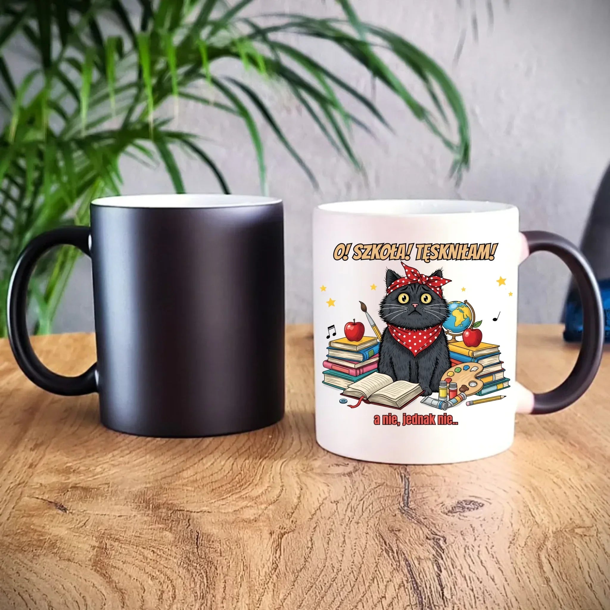 Kubek magiczny szkolny O! Szkoła! Tęskniłam! a nie, jednak nie... SZ12 - StoryCups.pl
