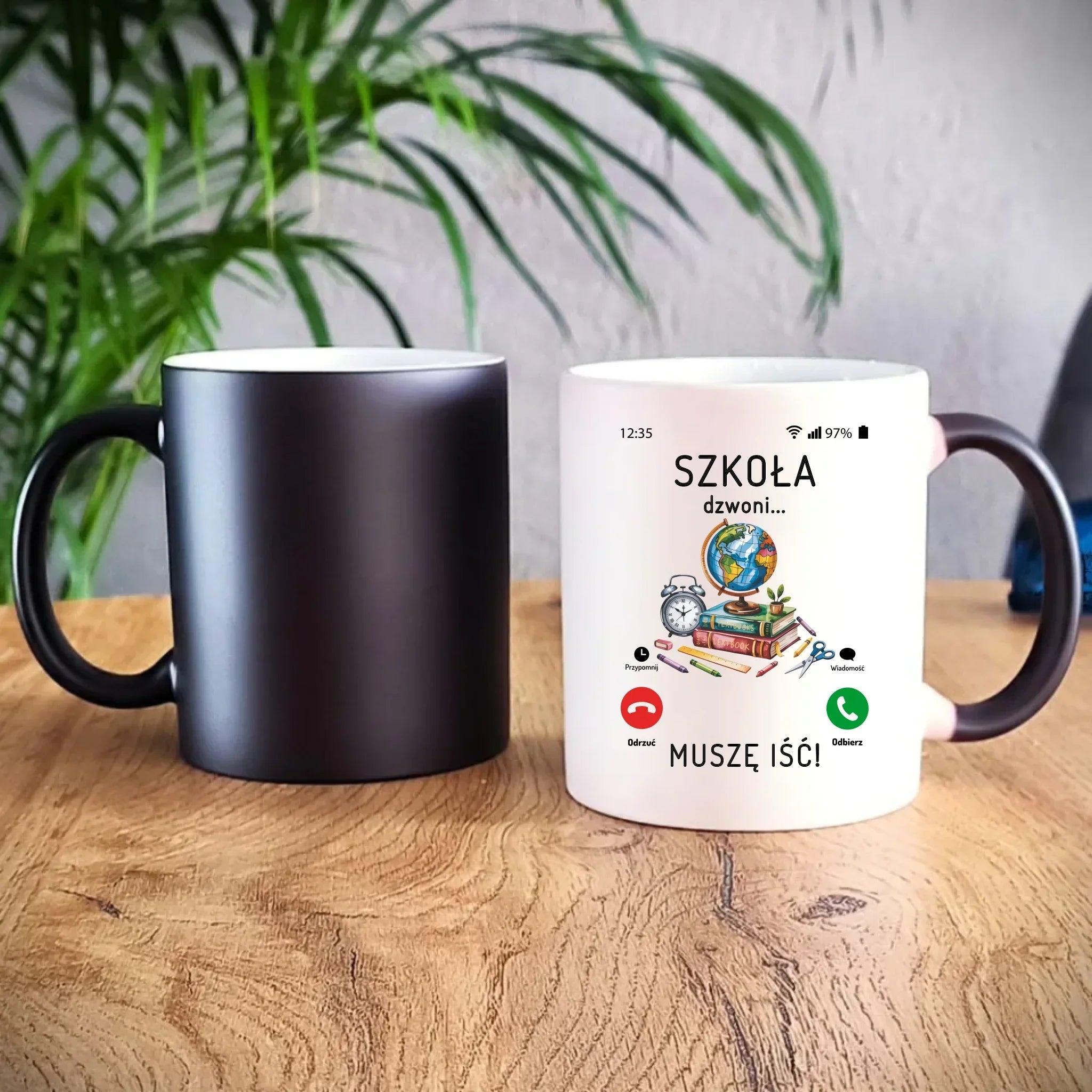Kubek magiczny Szkoła dzwoni muszę iść SZ09 - StoryCups.pl