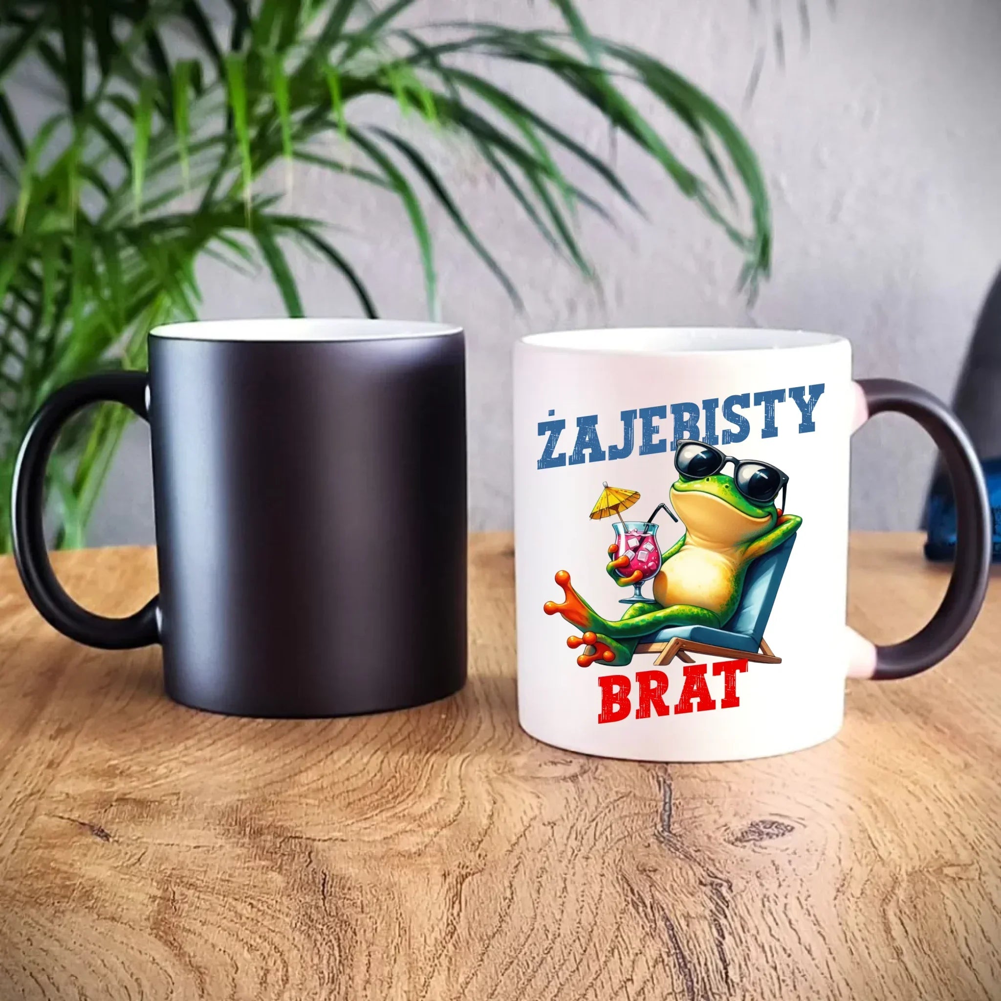 Kubek magiczny dla brata - Żajebisty Brat DB01 - StoryCups.pl