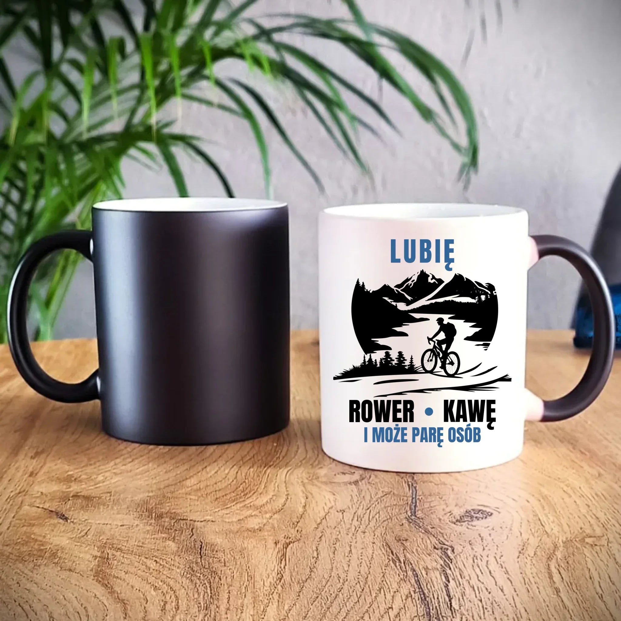 Kubek magiczny dla rowerzysty - Lubię rower kawę i może parę osób HR05 - StoryCups.pl