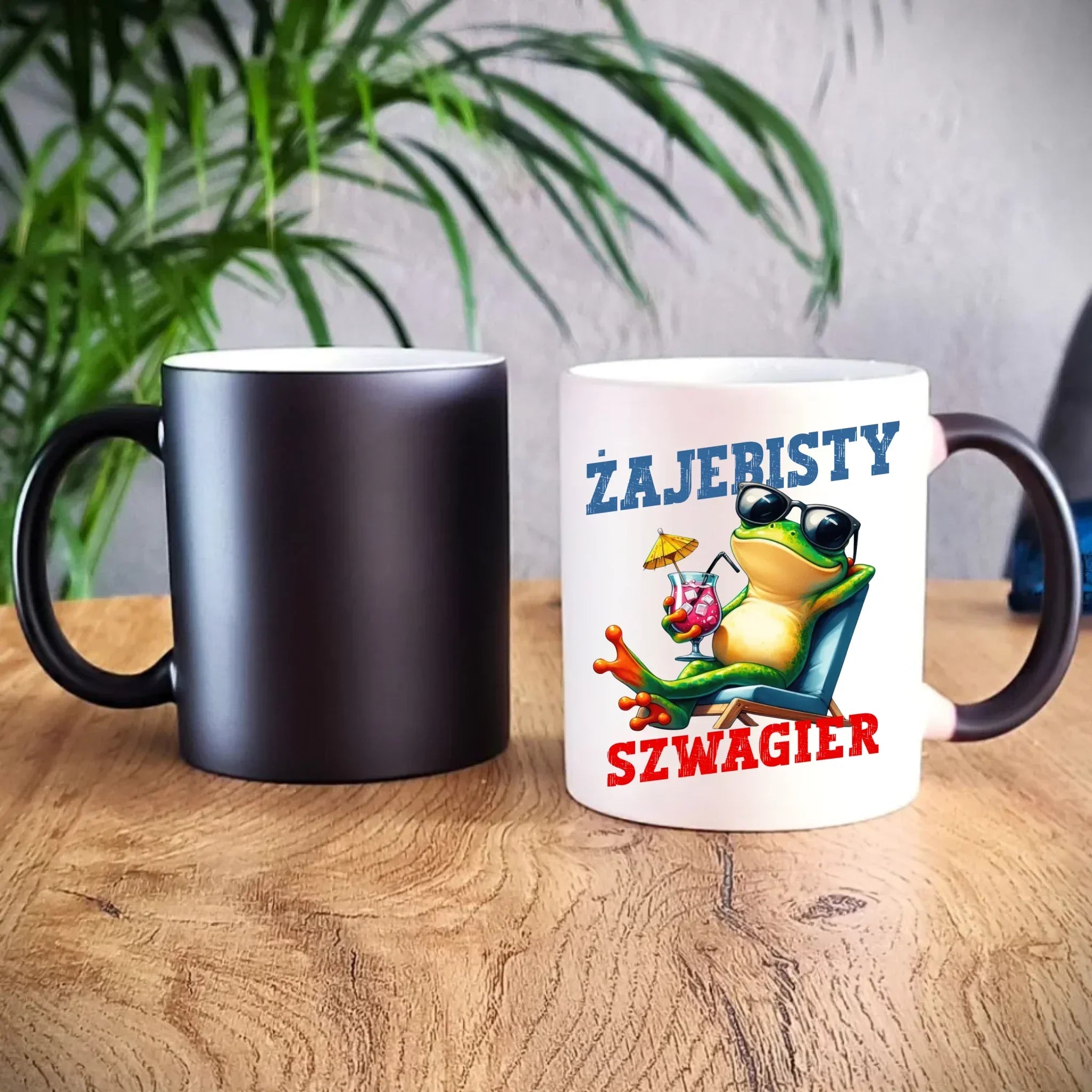 Kubek magiczny dla szwagra - Żajebisty Szwagier DSZ01 - StoryCups.pl