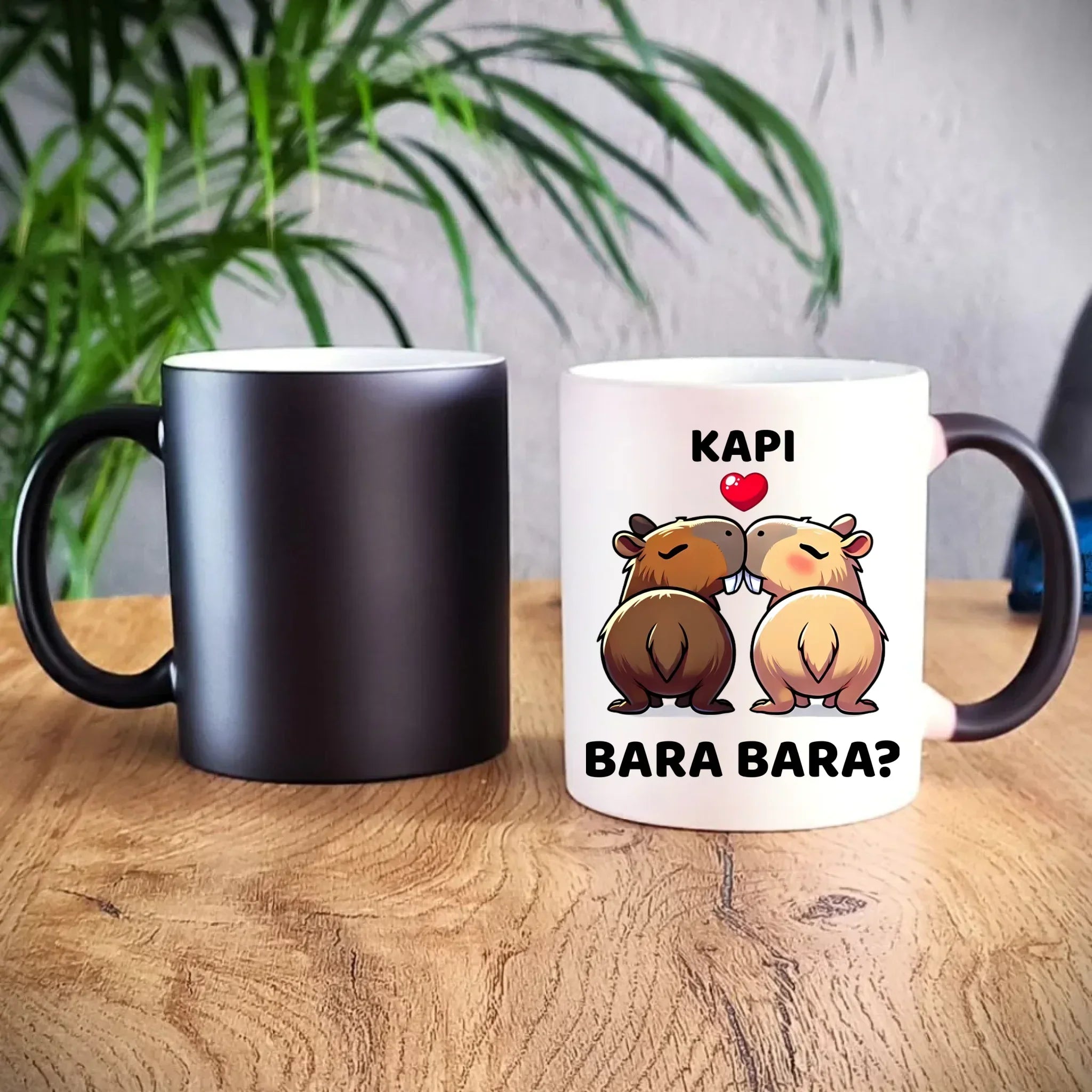 Kubek magiczny dla par - Kapibara bara bara W86 - StoryCups.pl