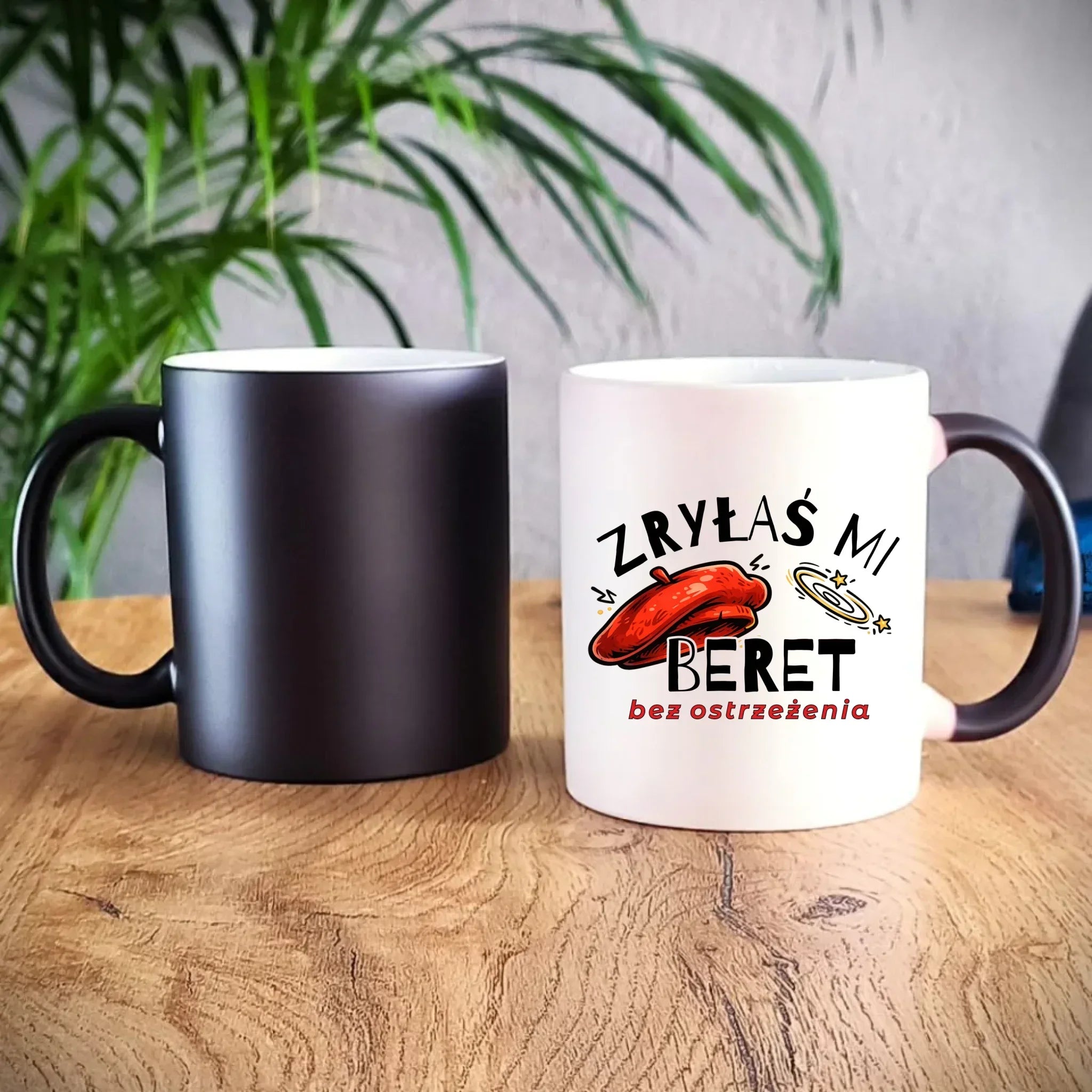Kubek magiczny - Zryłaś mi beret DZ34 - StoryCups.pl
