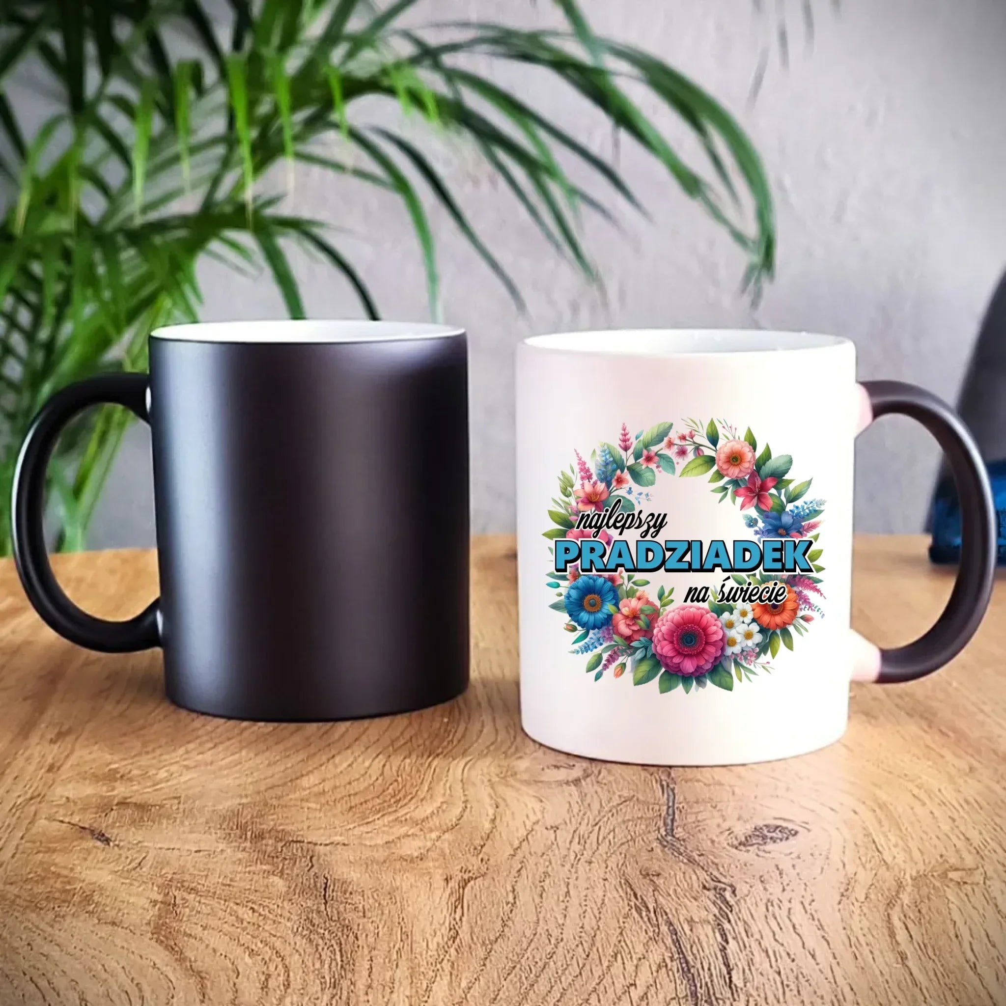 Kubek magiczny dla dziadka - Najlepszy pradziadek na świecie D45 - StoryCups.pl