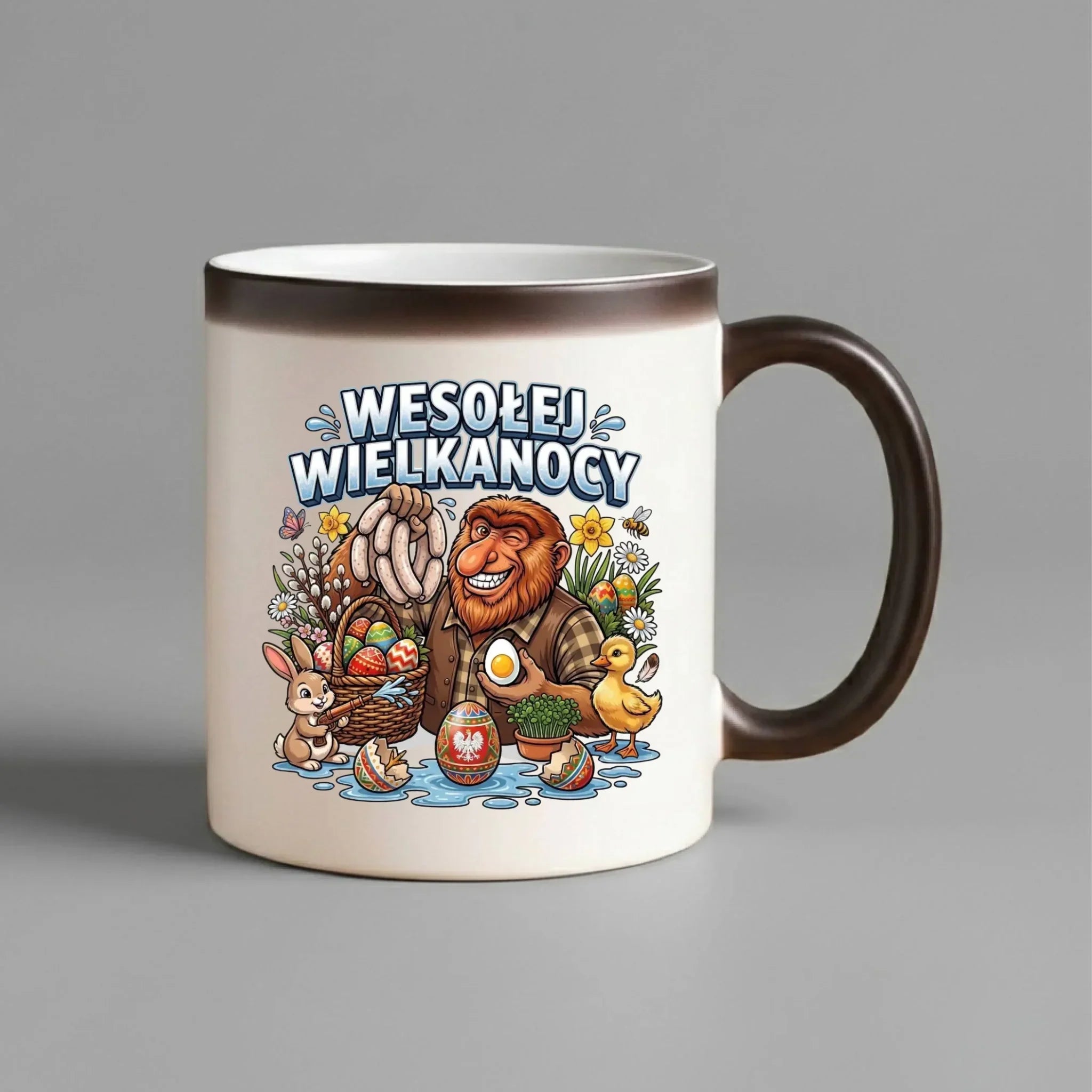 Kubek magiczny wielkanocny - Janusz Nosacz - Wesołej Wielkanocy WN21 - StoryCups.pl