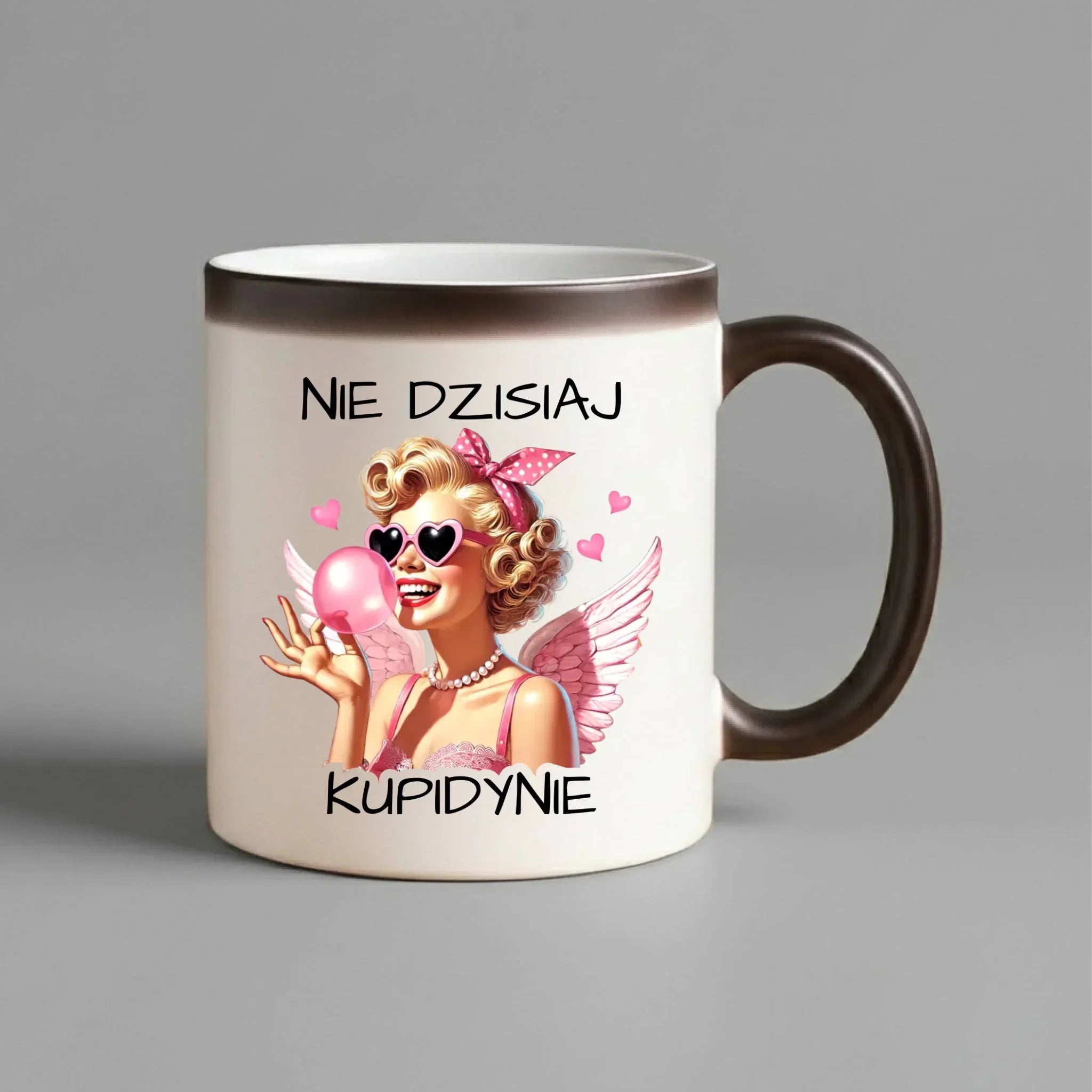 Kubek magiczny na Walentynki dla singielki - Nie dzisiaj W18 - StoryCups.pl