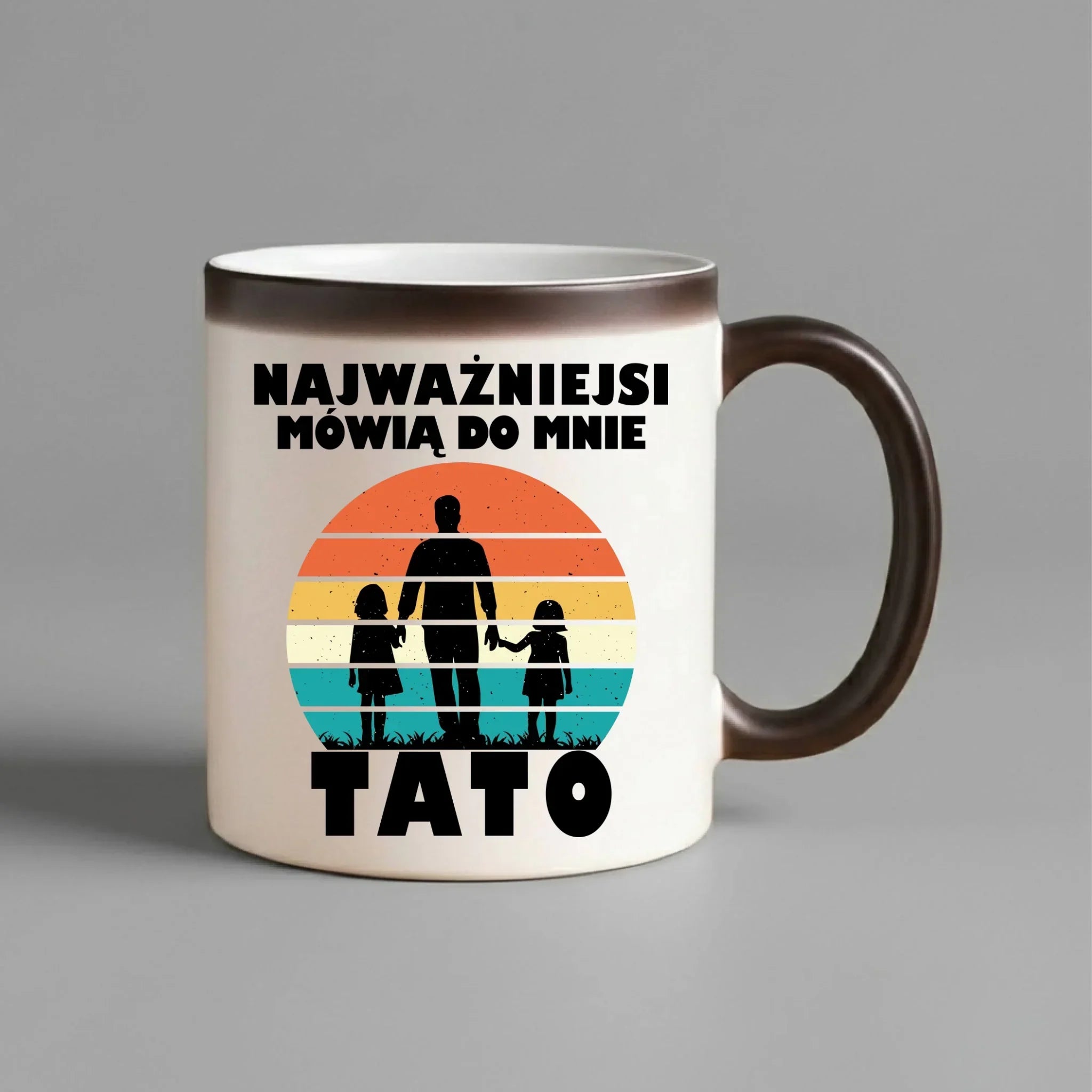 Kubek magiczny dla taty - Najważniejsi mówią do mnie tato DT31 - StoryCups.pl