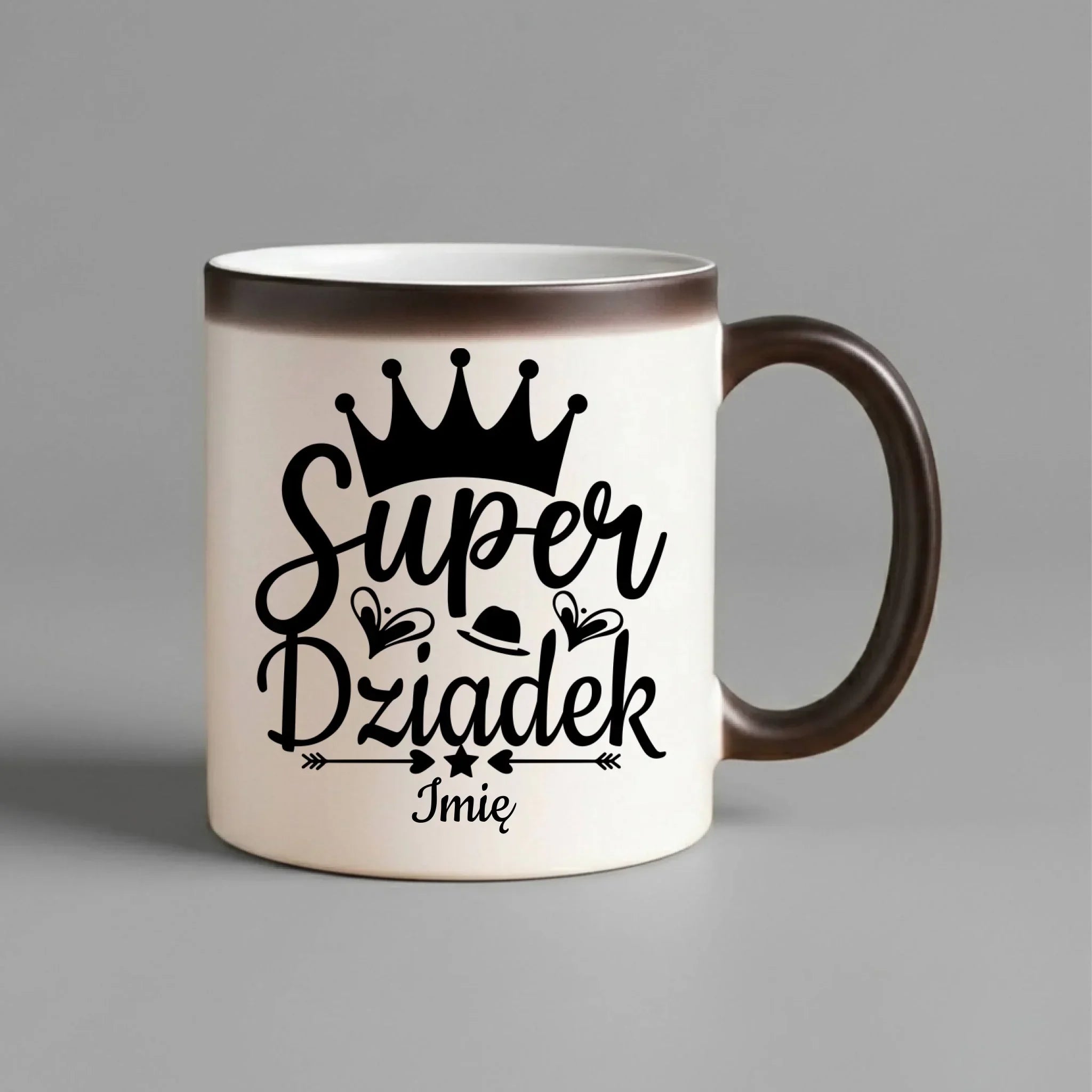 Kubek magiczny dla dziadka - Super Dziadek - personalizowany D03 - StoryCups.pl