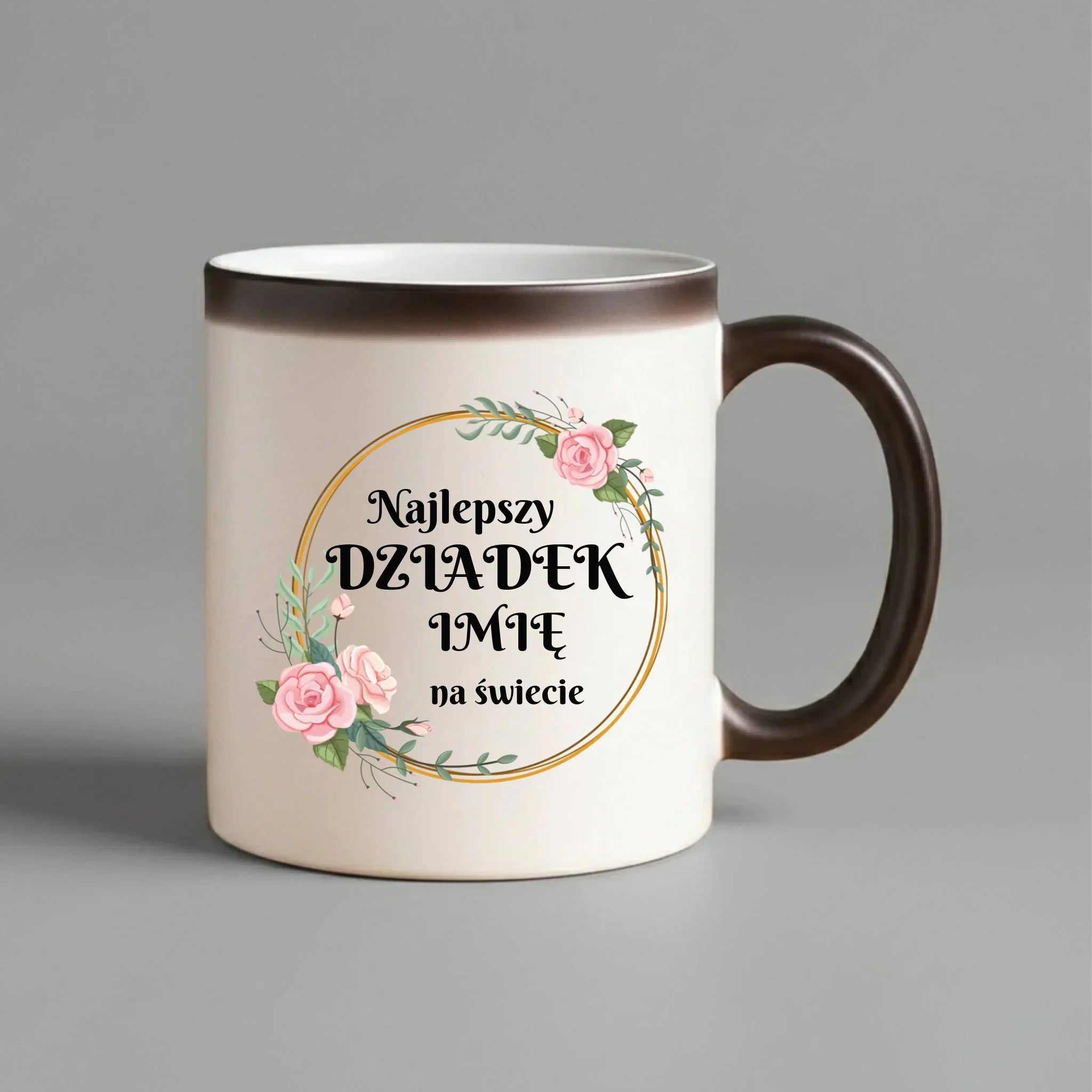 Kubek magiczny dla dziadka - Najlepszy dziadek na Świecie - personalizowany D04 - StoryCups.pl