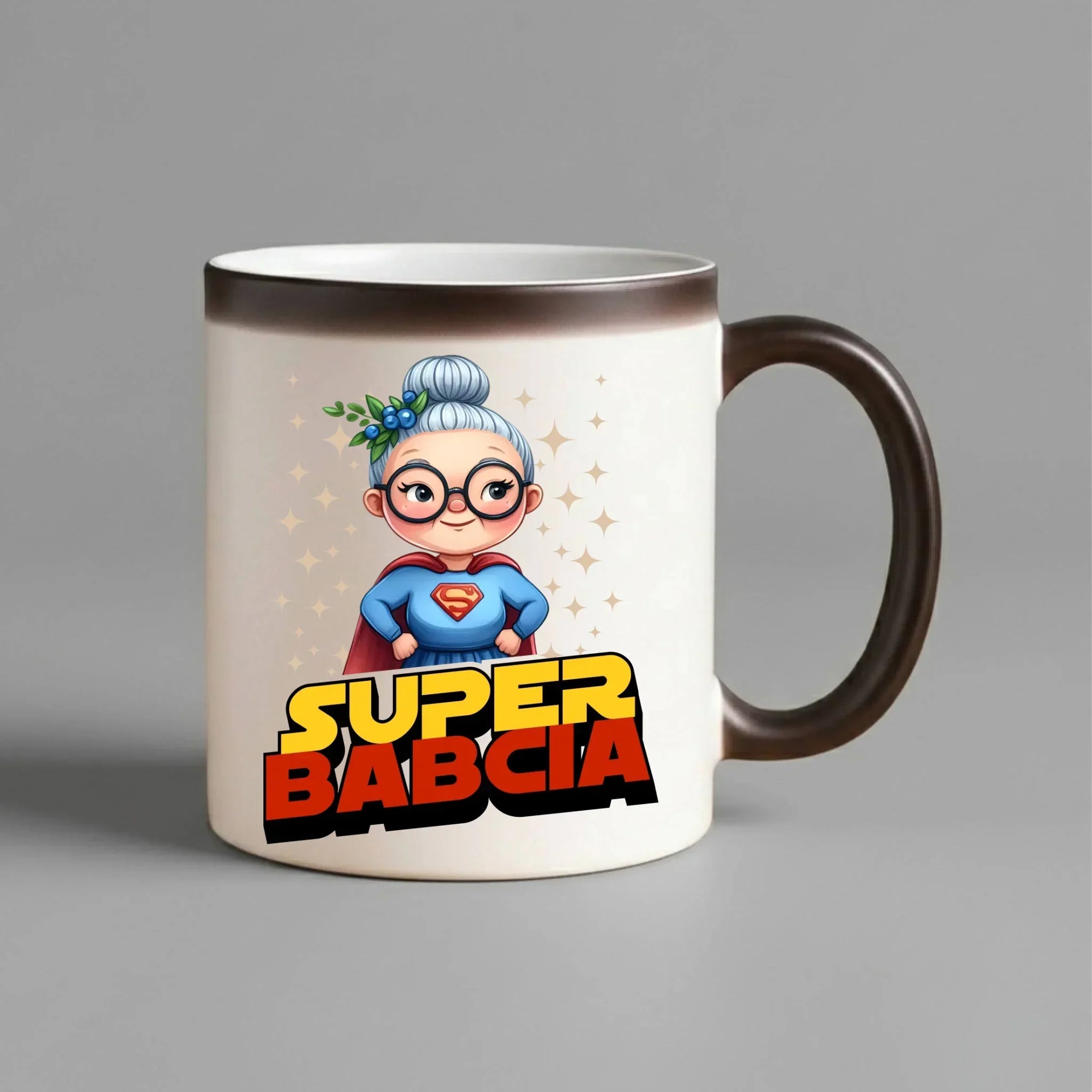 Kubek magiczny dla babci - Super Babcia B29 - StoryCups.pl