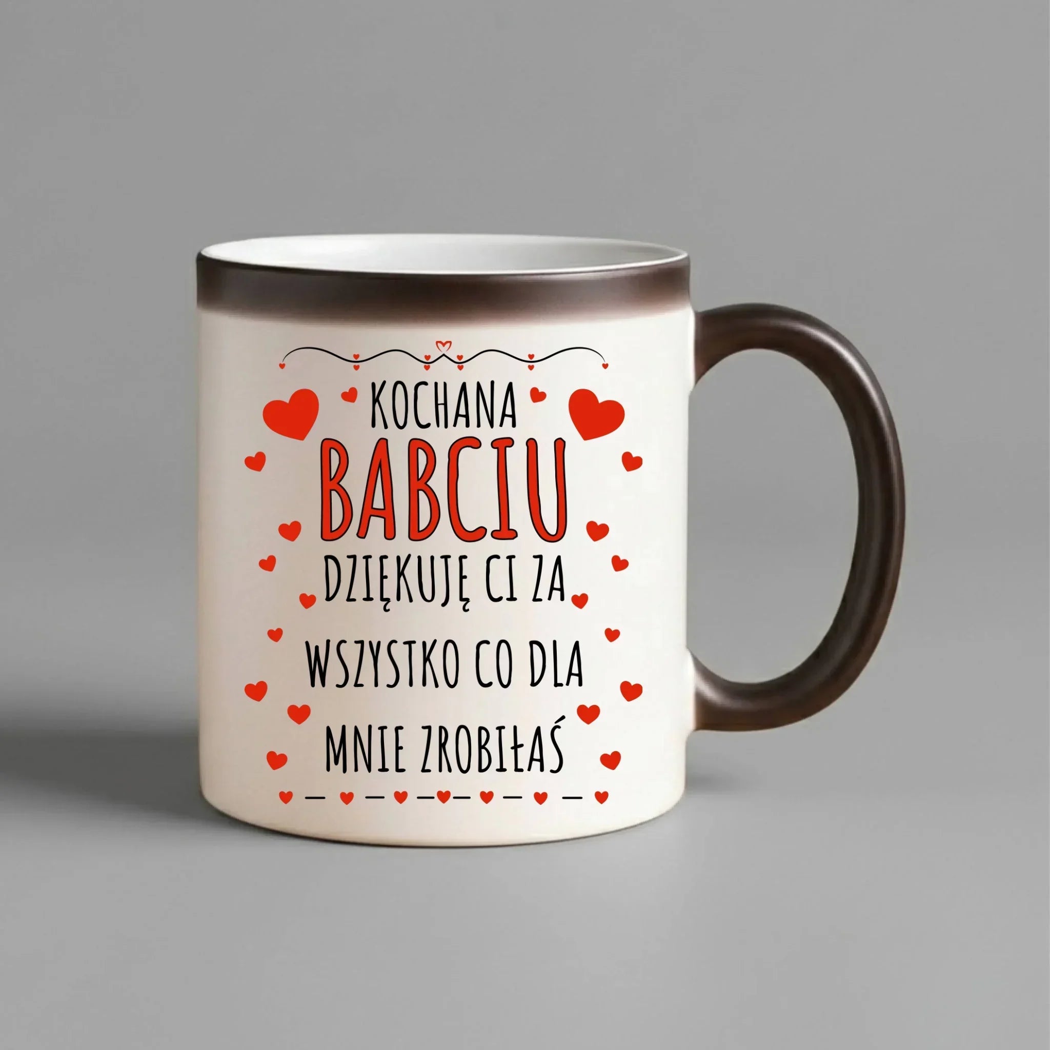 Kubek magiczny dla babci - Kochana Babciu dziękuję Ci B21 - StoryCups.pl