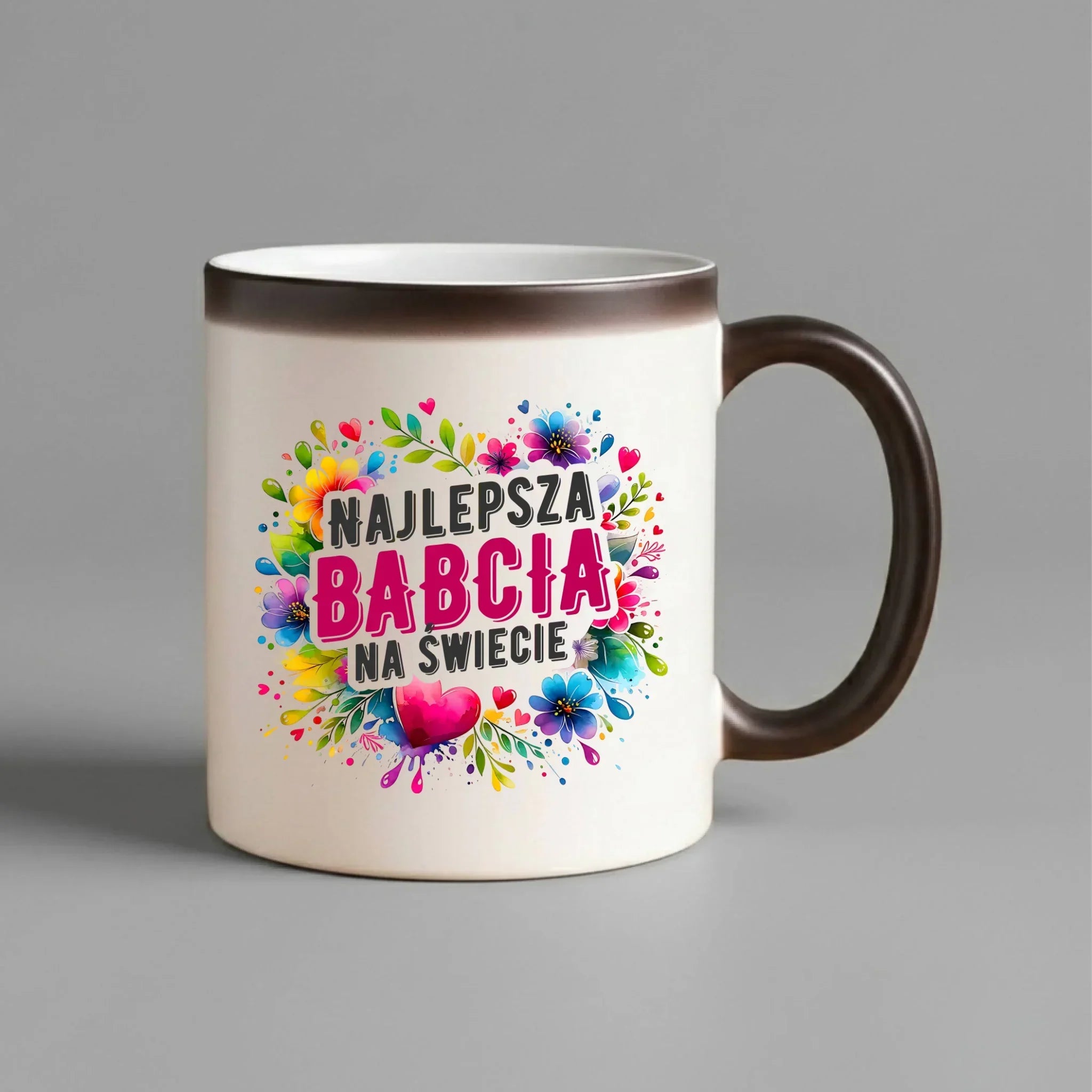 Kubek magiczny dla babci - Najlepsza Babcia na świecie B07 - StoryCups.pl