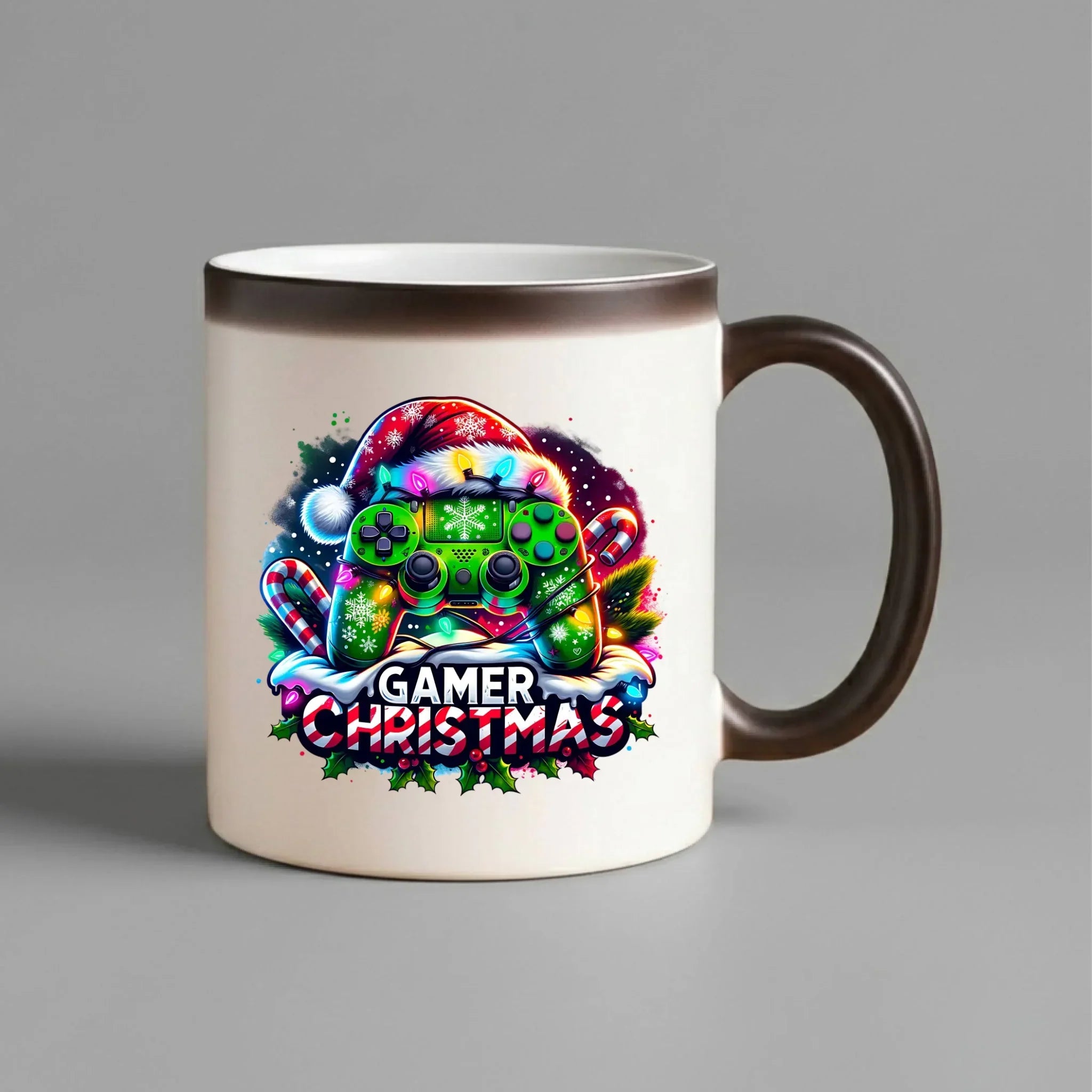 Kubek magiczny świąteczny - prezent dla gracza - Christmas gamer BN22 - StoryCups.pl