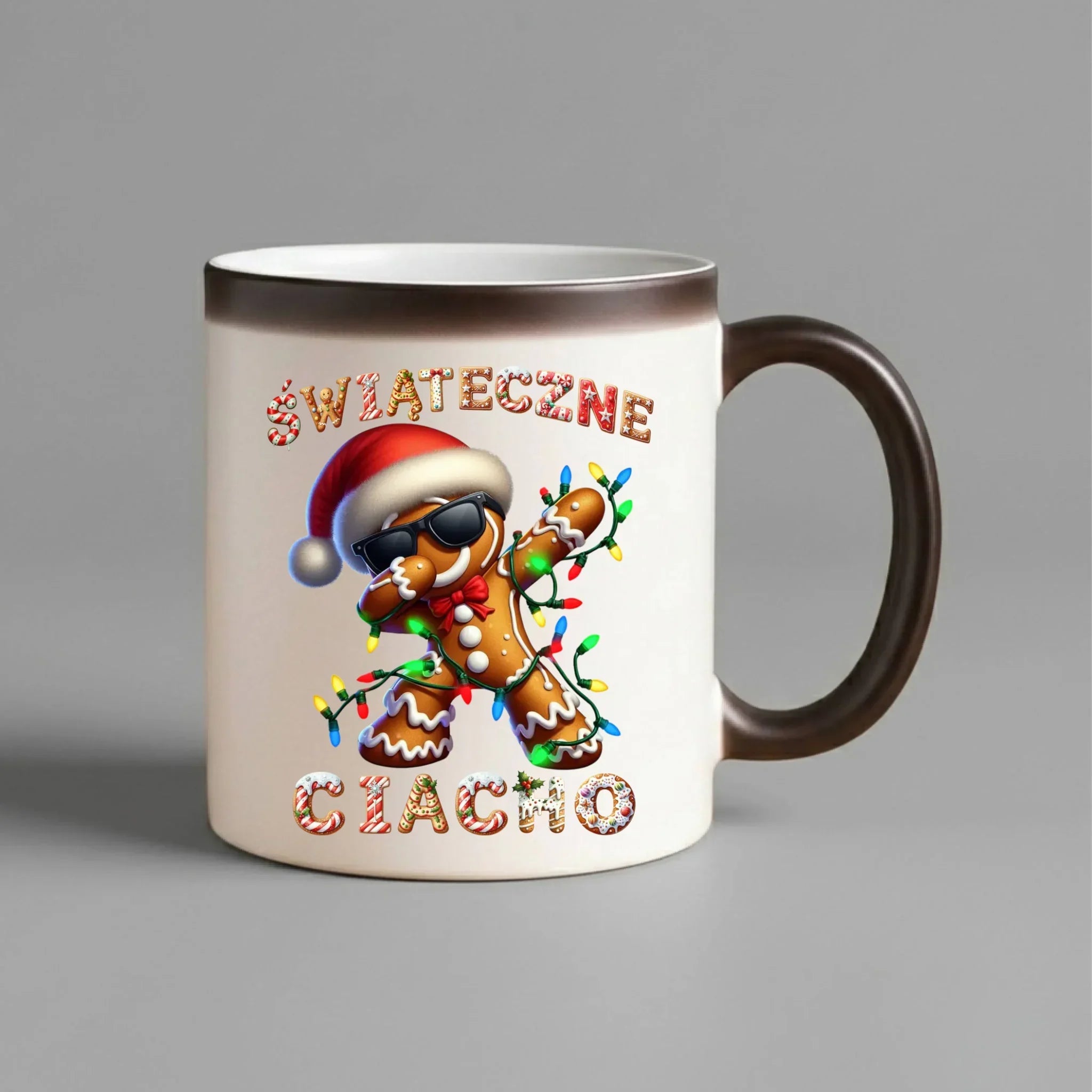 Kubek magiczny świąteczny - Świąteczne Ciacho BN25 - StoryCups.pl