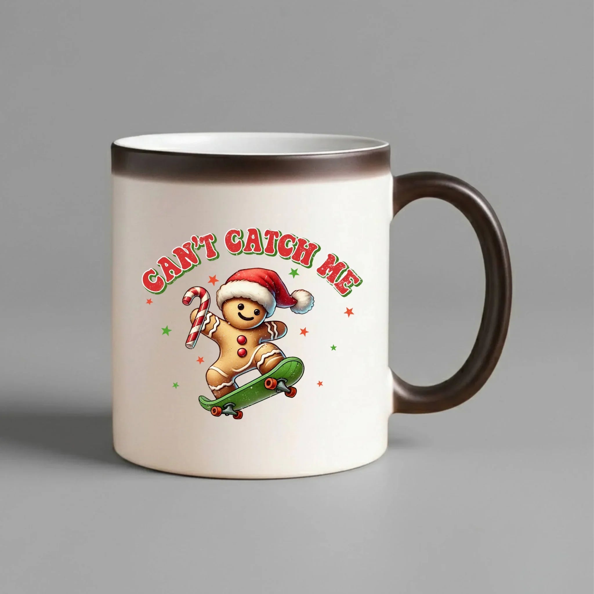 Kubek magiczny świąteczny - Piernik na deskorolce Can't catch me BN45 - StoryCups.pl