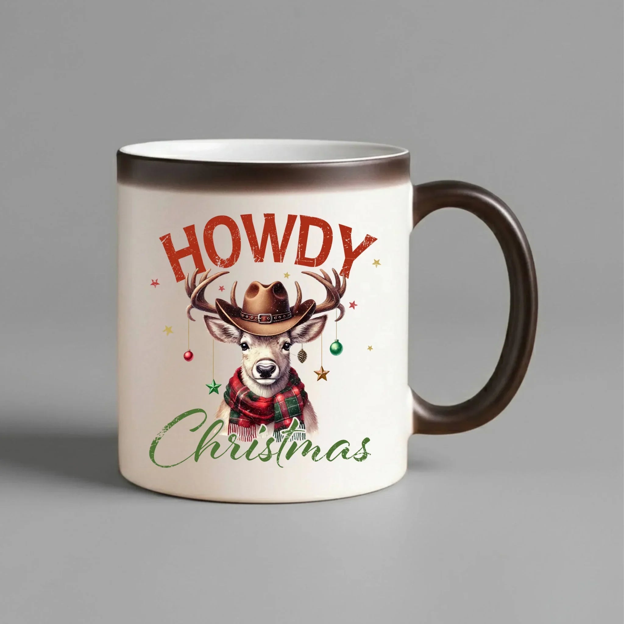 Kubek magiczny świąteczny - Howdy Christmas BN54 - StoryCups.pl
