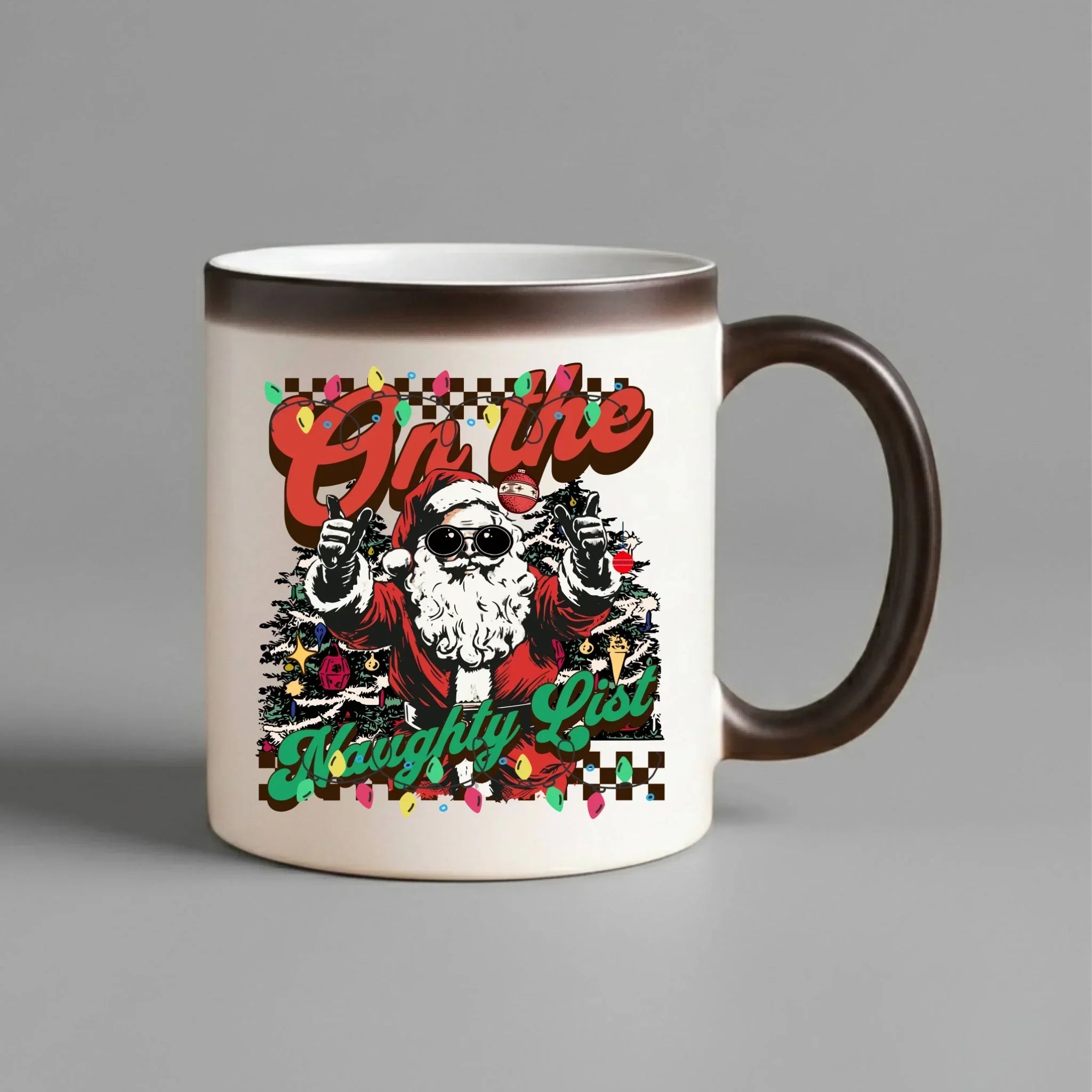Kubek magiczny świąteczny - On the Naughty List BN50 - StoryCups.pl