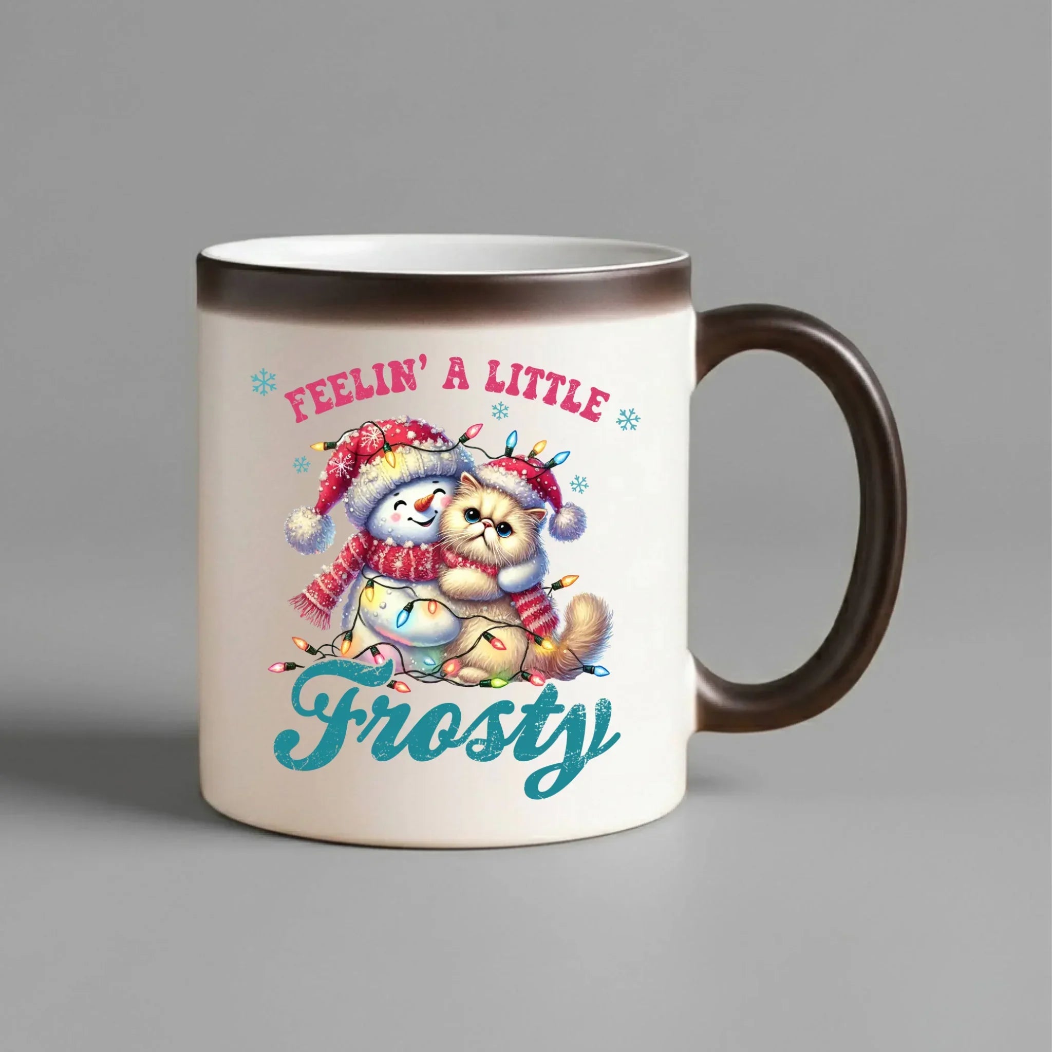 Kubek magiczny świąteczny - Feelin' a little frosty BN52 - StoryCups.pl