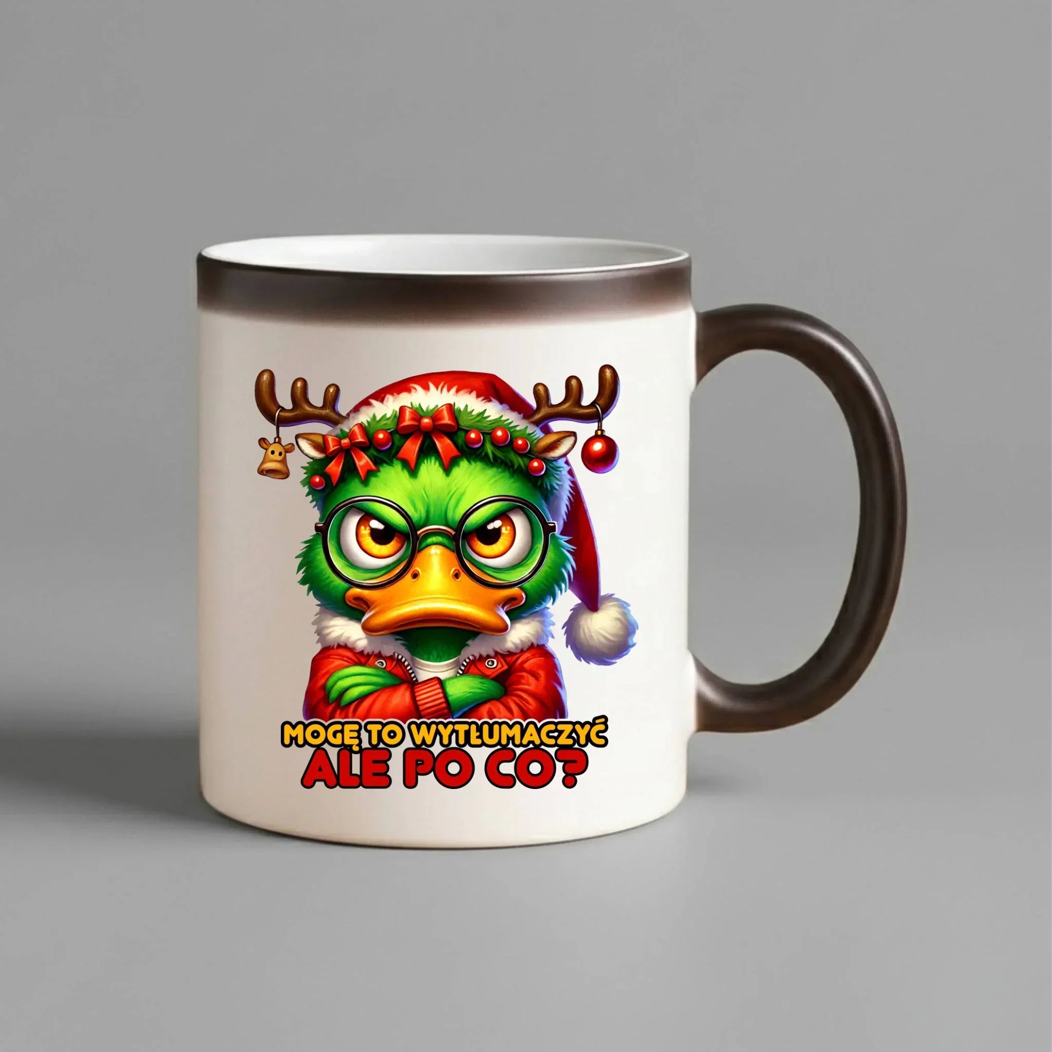 Kubek magiczny świąteczny - Mogę to wytłumaczyć Ale po co? BN77 - StoryCups.pl