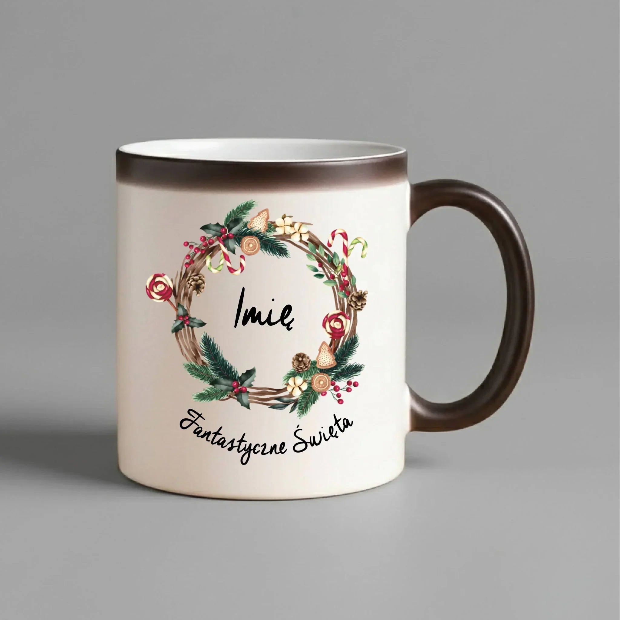 Kubek magiczny świąteczny - Fantastyczne Święta - personalizowany BN14 - StoryCups.pl