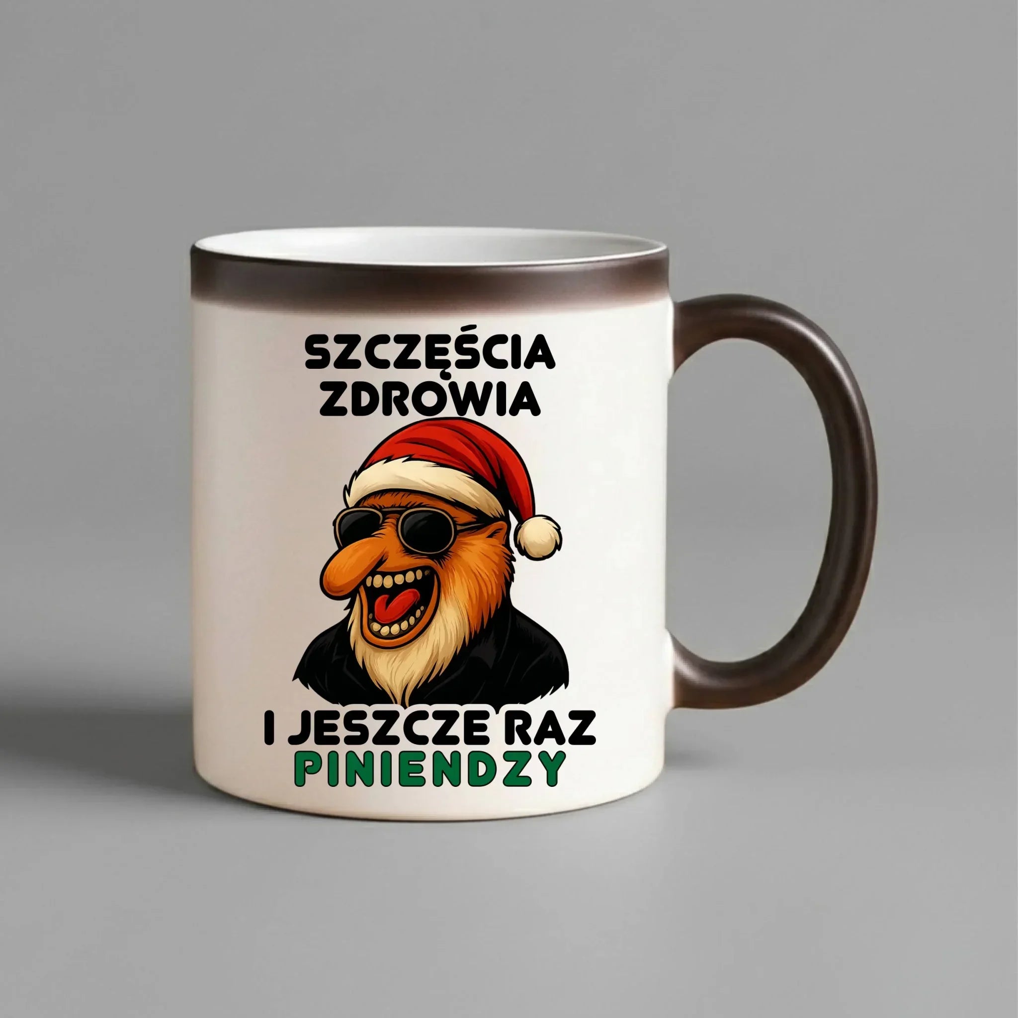 Kubek magiczny świąteczny - Janusz Nosacz - I jeszcze raz piniendzy BN111 - StoryCups.pl