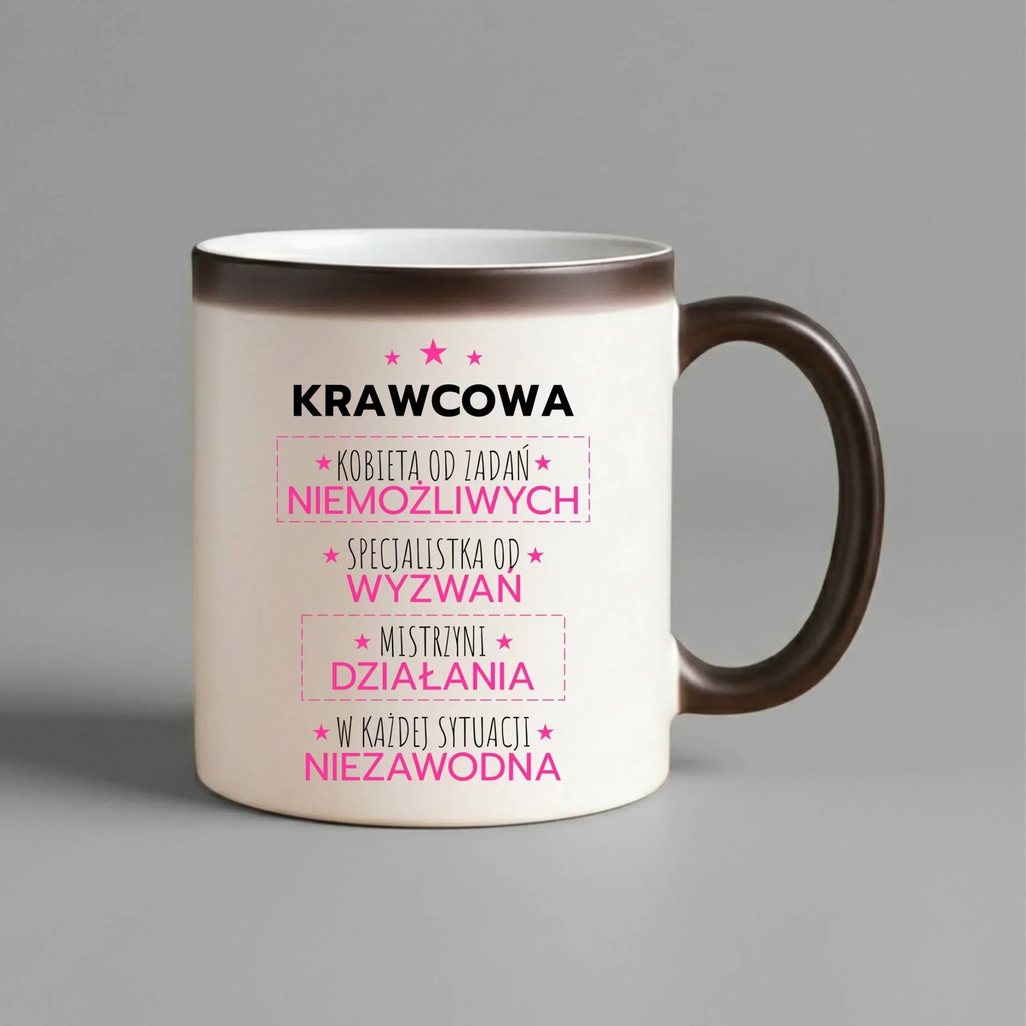 Kubek magiczny szyciowy dla krawcowej - Kobieta od zadań niemożliwych HS29 - StoryCups.pl