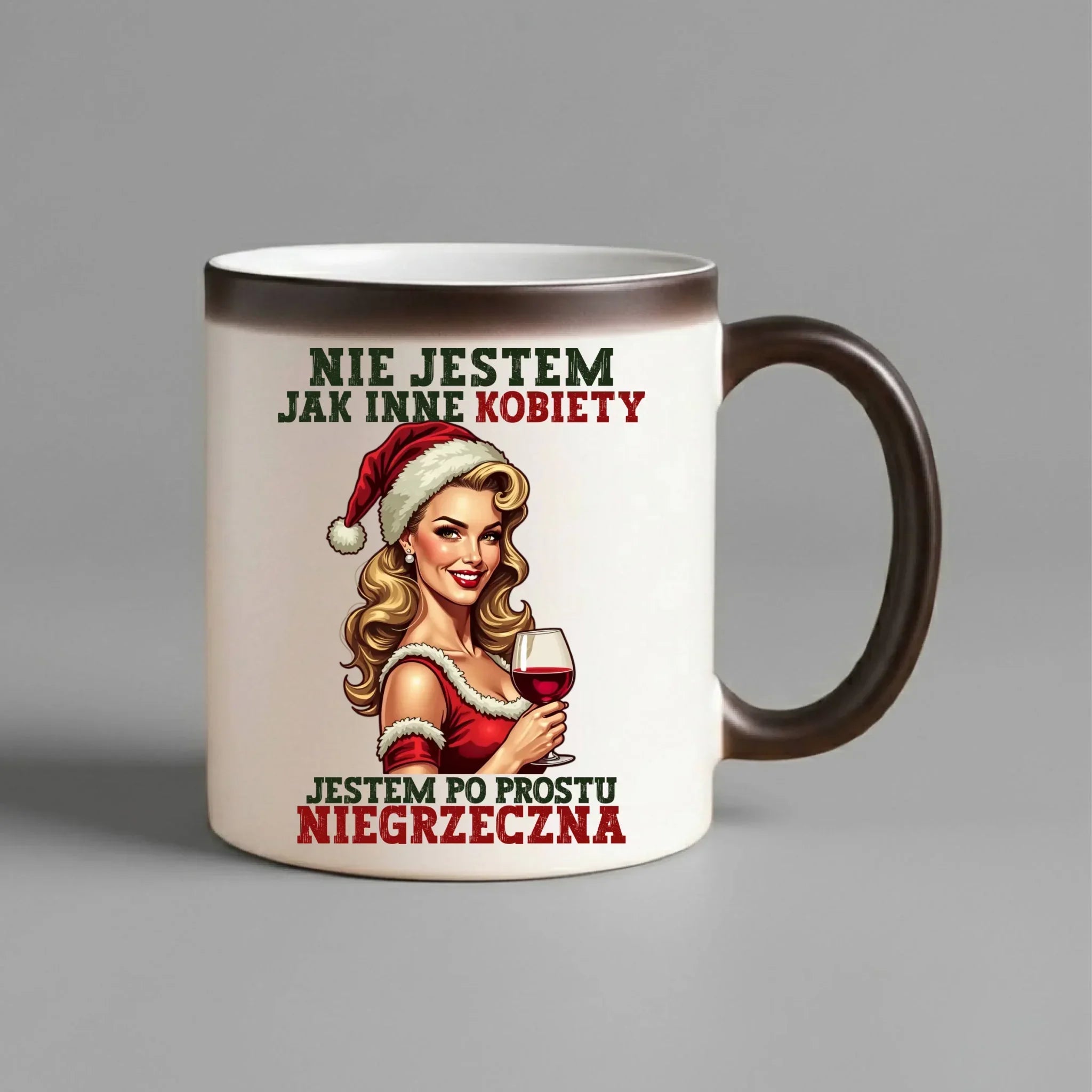 Kubek magiczny świąteczny - prezent dla niej - Nie jestem jak inne kobiety BN03 - StoryCups.pl