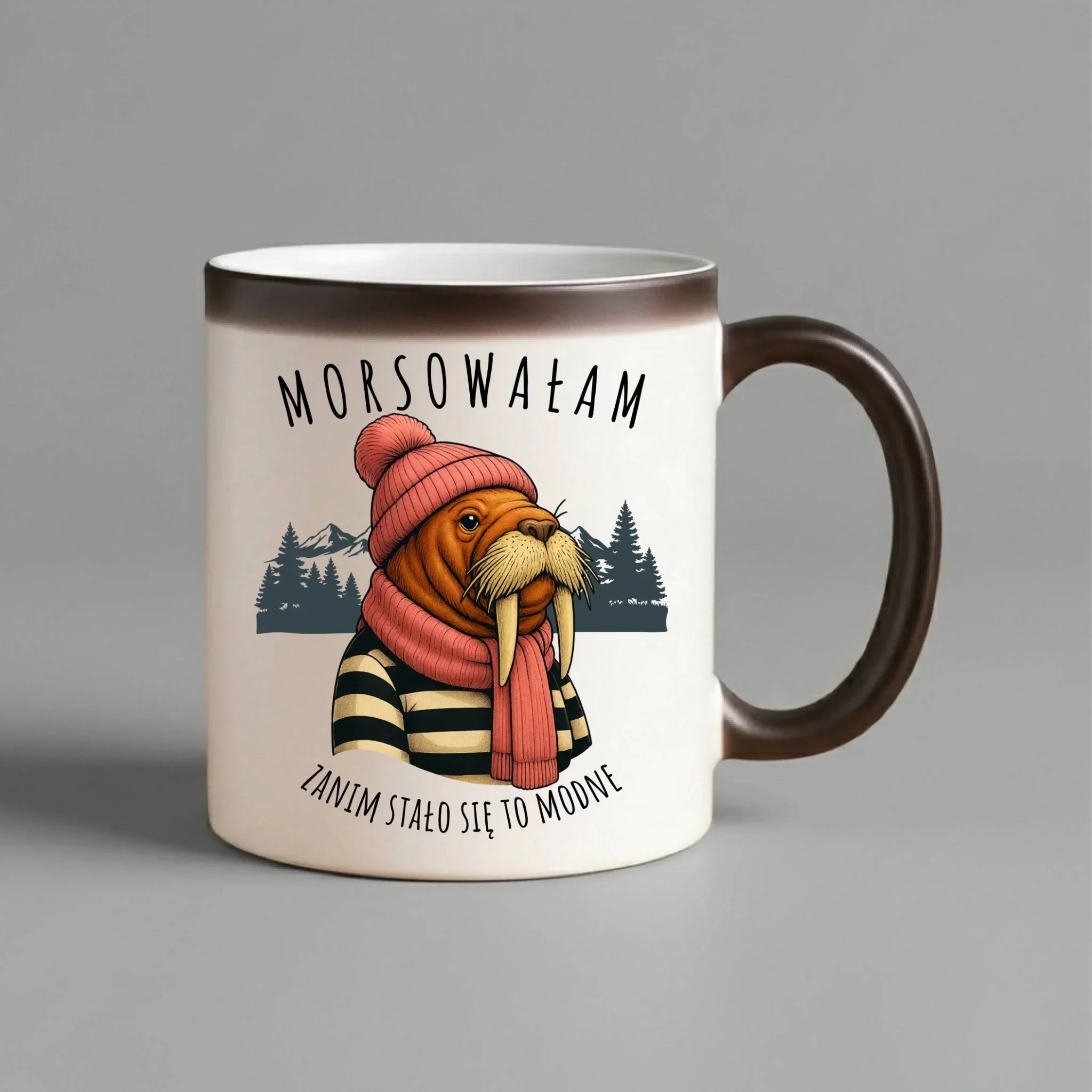 Kubek magiczny - prezent dla morsa - Morsowałam zanim stało się to modne - Mors HM21 - StoryCups.pl