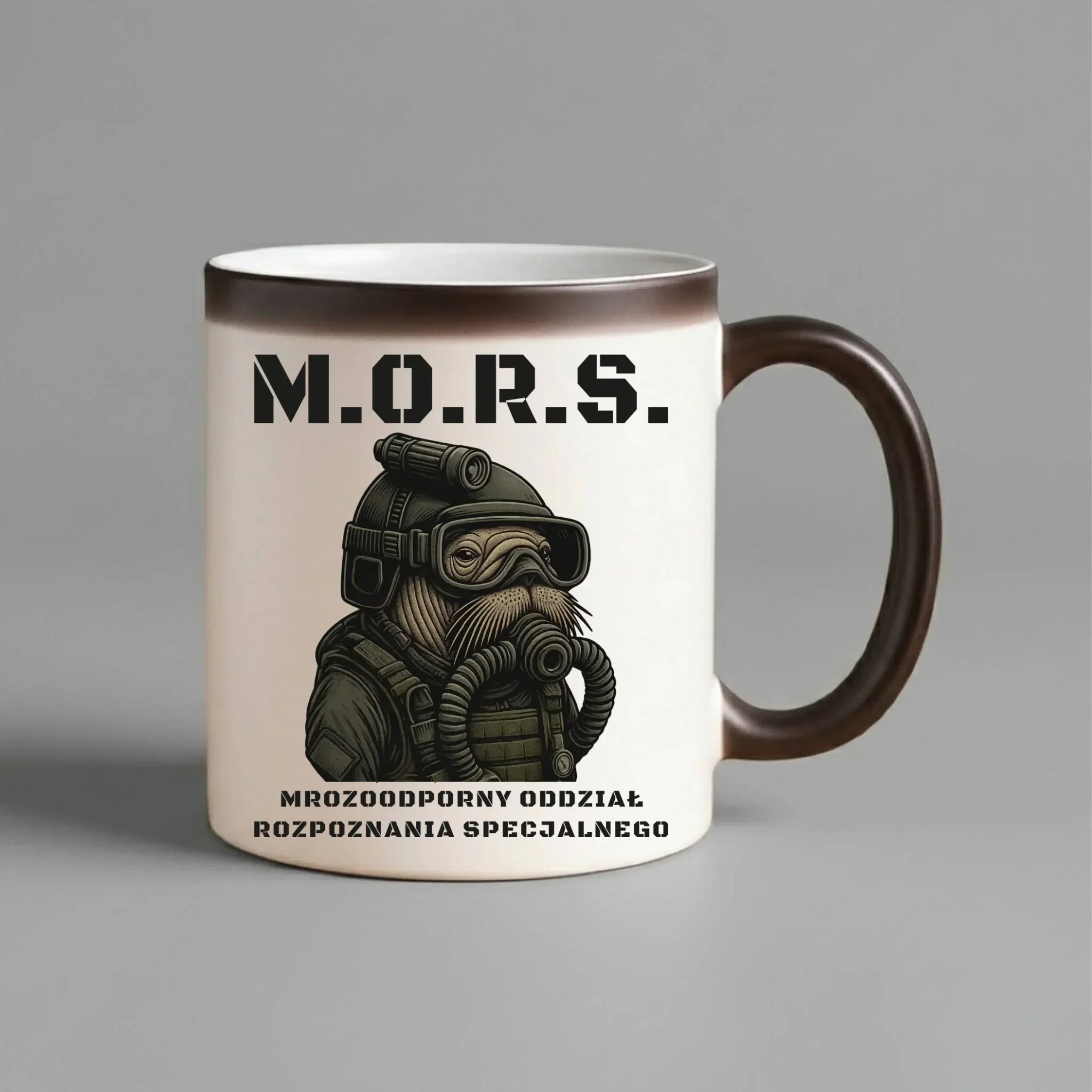 Kubek magiczny - prezent dla morsa - M.O.R.S. Mrozoodporny Oddział Rozpoznania Specjalnego HM20 - StoryCups.pl