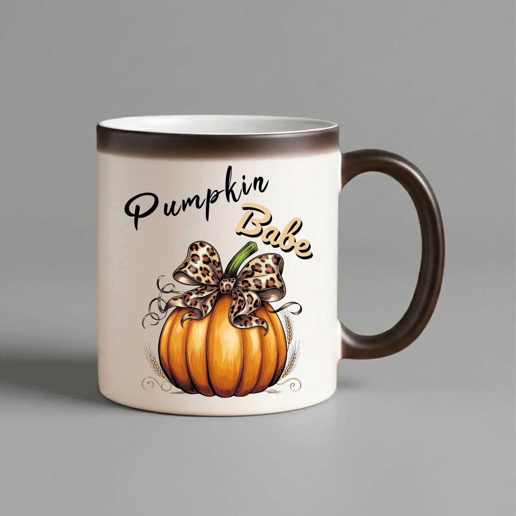 Kubek magiczny jesienny - Pumpkin Babe - dla miłośniczki dyni JS33 - StoryCups.pl