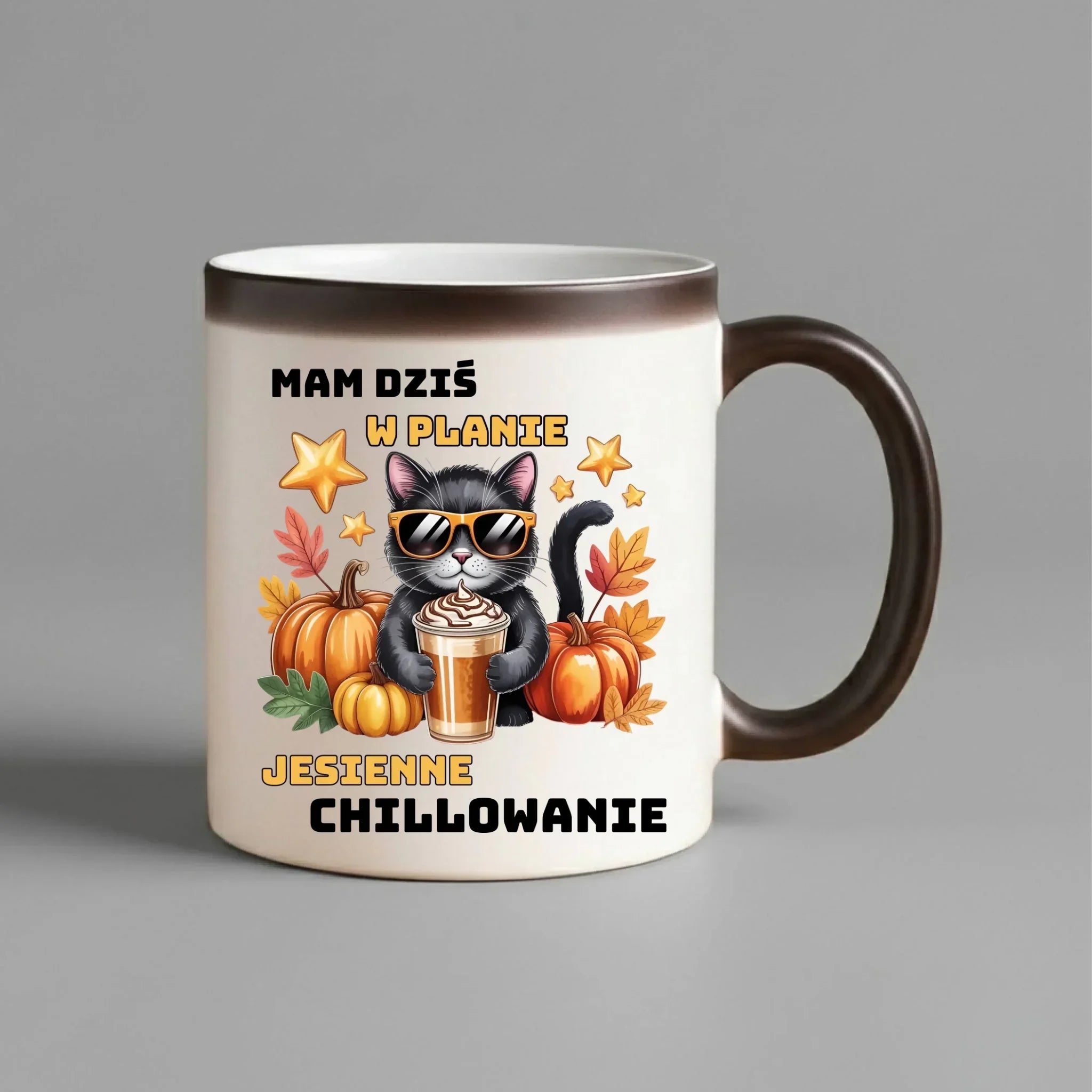 Kubek magiczny jesienny - Mam dziś w planie jesienne chillowanie JS34 - StoryCups.pl