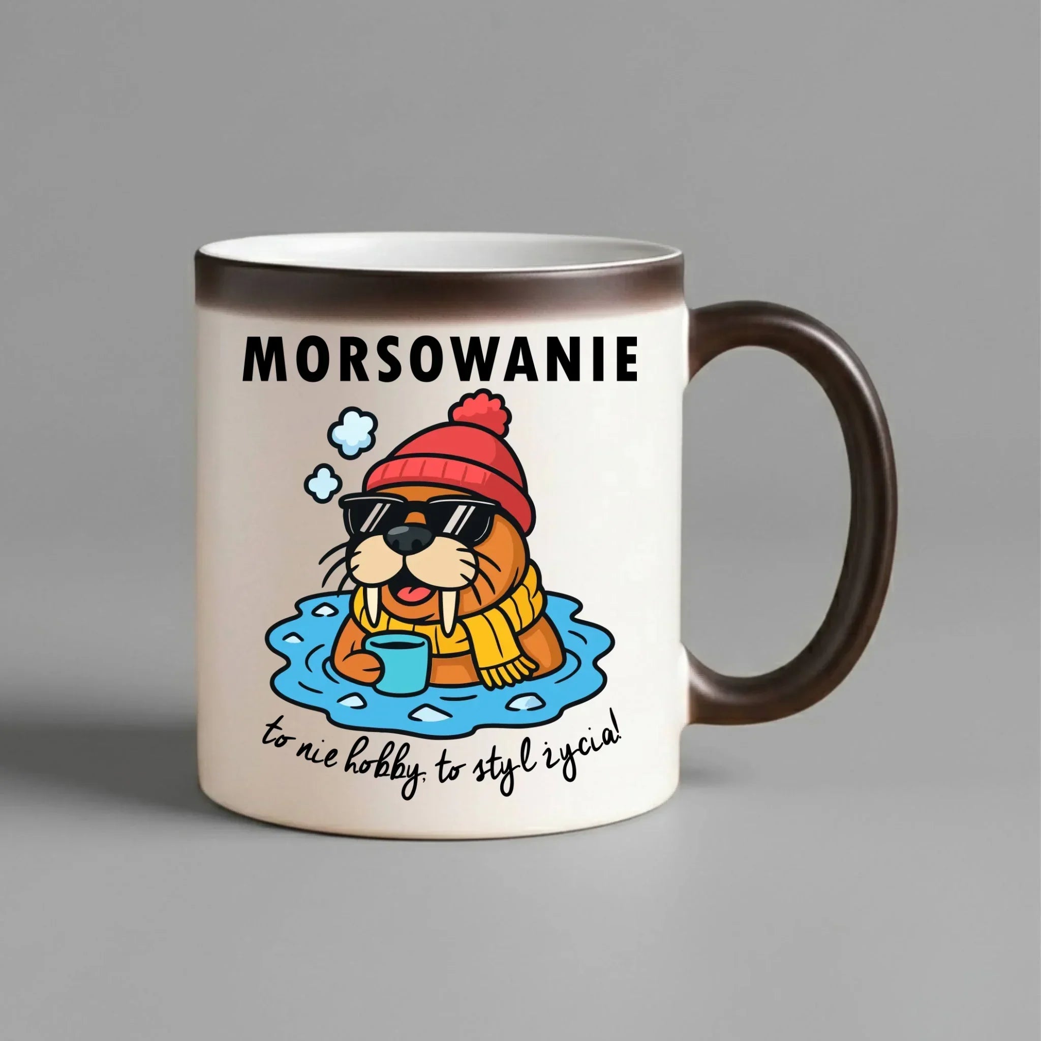 Kubek magiczny - prezent dla morsa - Morsowanie to styl życia HM10 - StoryCups.pl