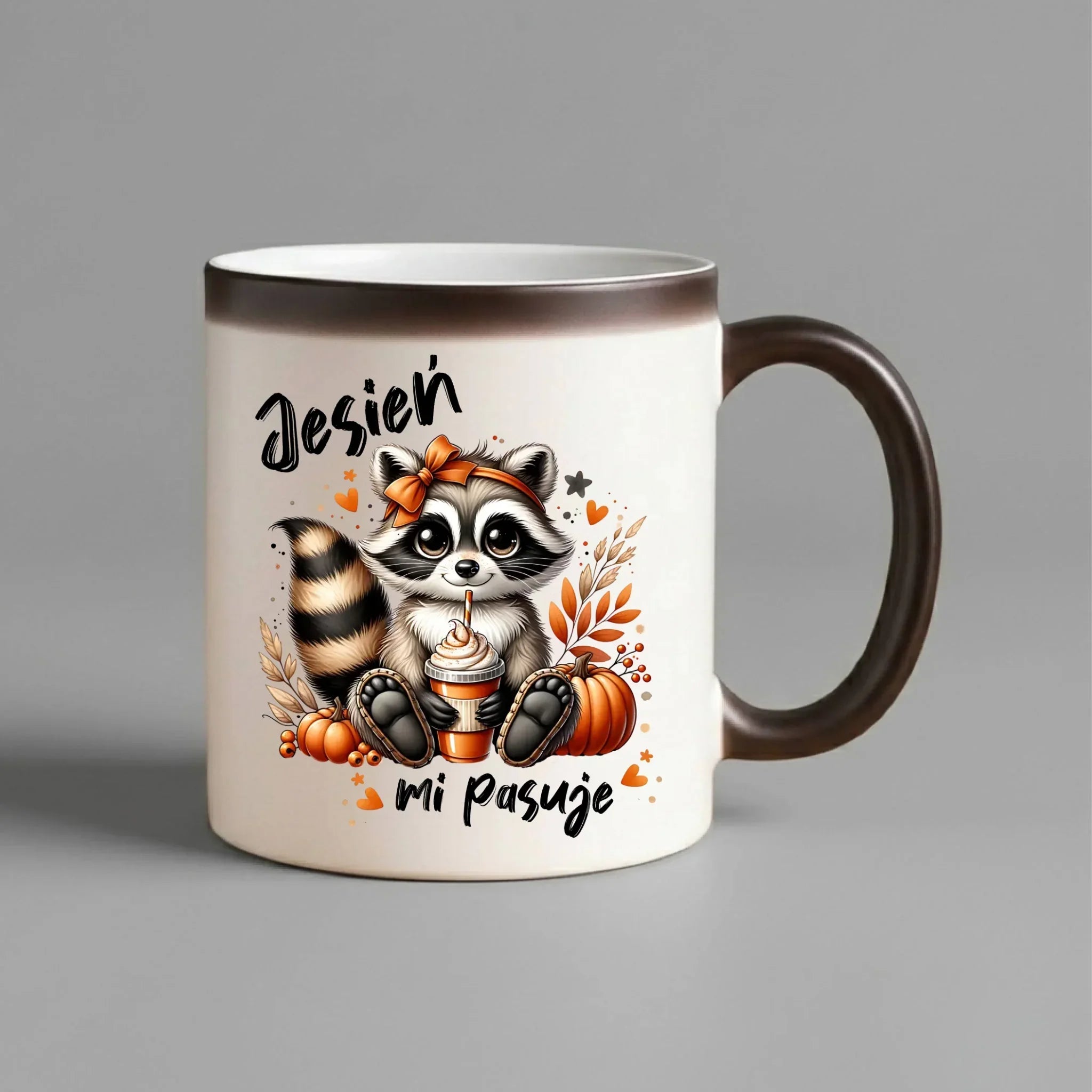 Kubek magiczny jesienny - Jesień mi pasuje JS25 - StoryCups.pl