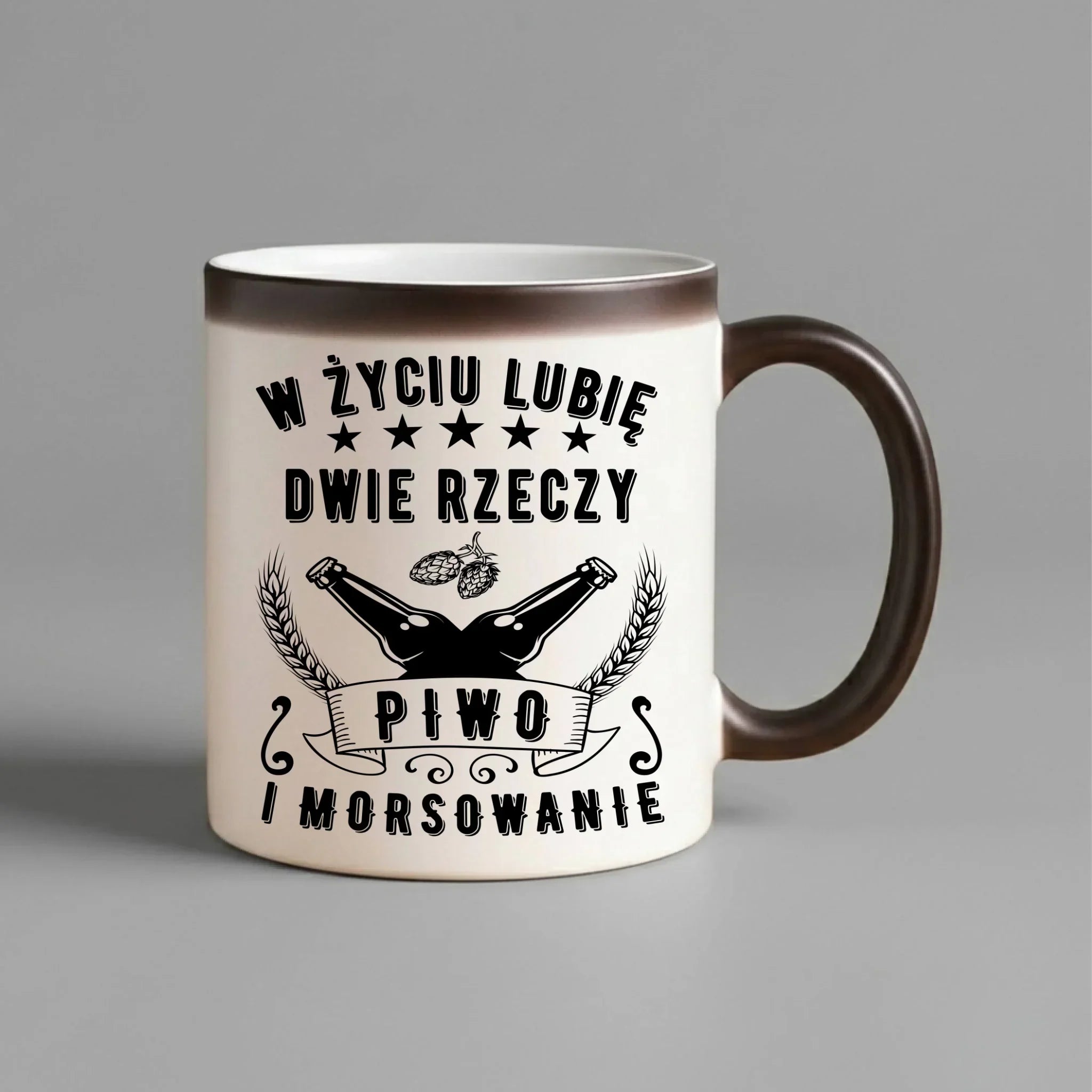 Kubek magiczny - prezent dla morsa - Piwo i morsowanie - Mors HM09 - StoryCups.pl