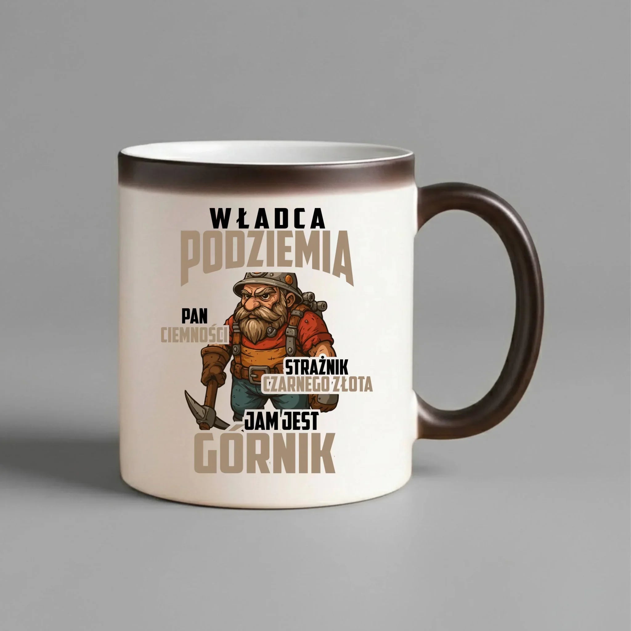Kubek magiczny - prezent dla górnika - Władca podziemia Górnik G20 - StoryCups.pl