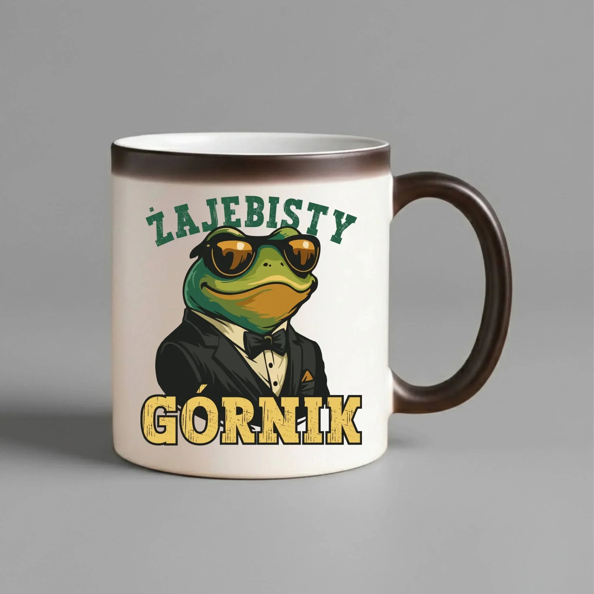 Kubek magiczny - prezent dla górnika - Żajebisty górnik G18 - StoryCups.pl