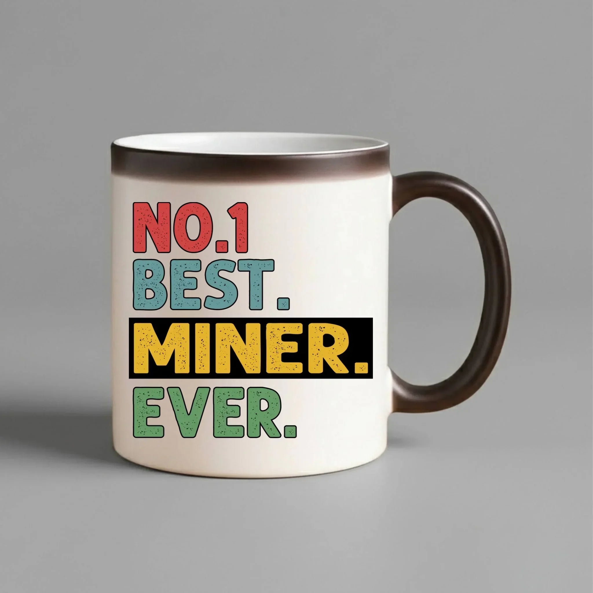 Kubek magiczny - prezent dla górnika - Best miner ever G12 - StoryCups.pl