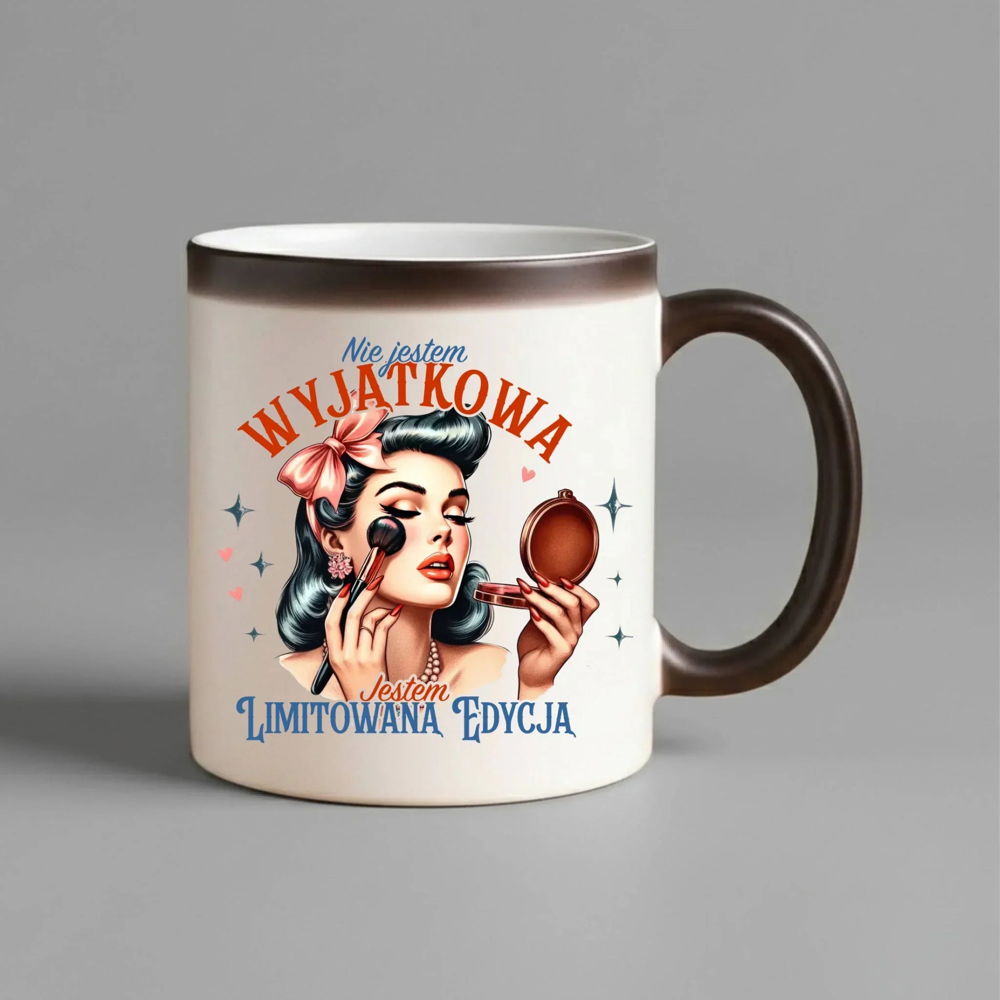 Kubek magiczny – Nie jestem wyjątkowa, jestem limitowaną edycją - retro DZ10 - StoryCups.pl