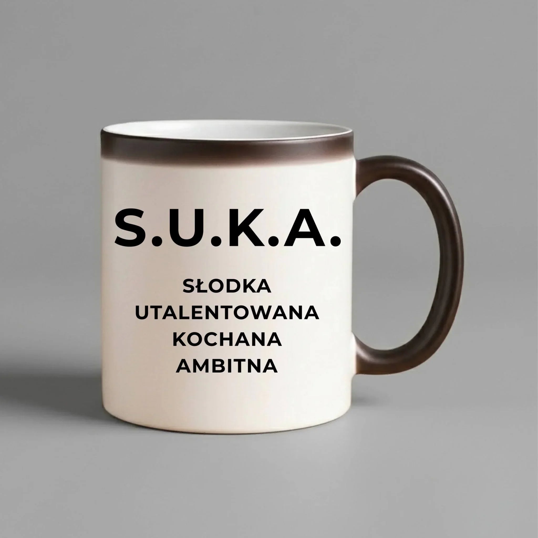 Kubek magiczny - S.U.K.A. - śmieszny prezent dla niej - bez cenzury DZ16 - StoryCups.pl