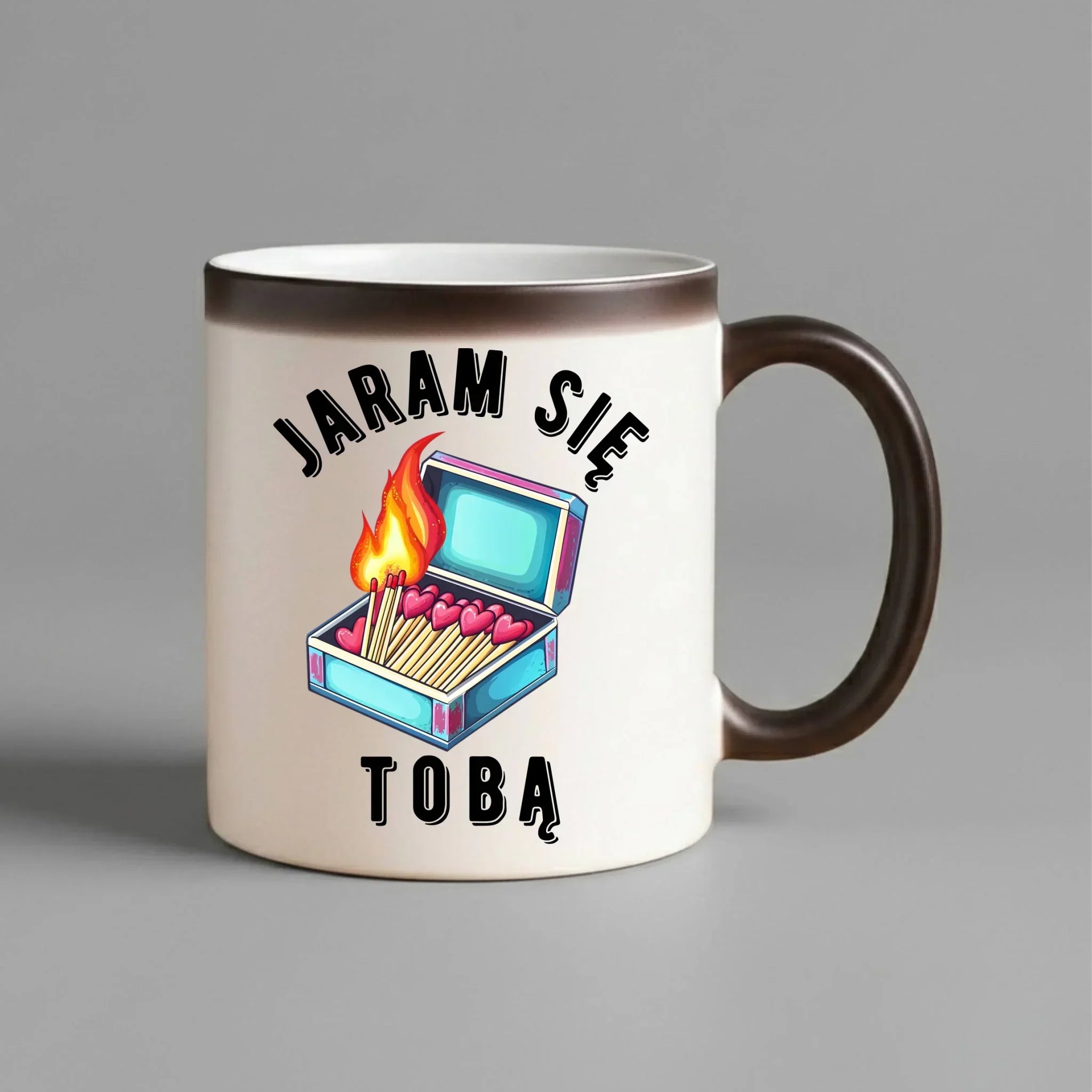 Kubek magiczny dla zakochanych - Jaram się Tobą W39 - StoryCups.pl