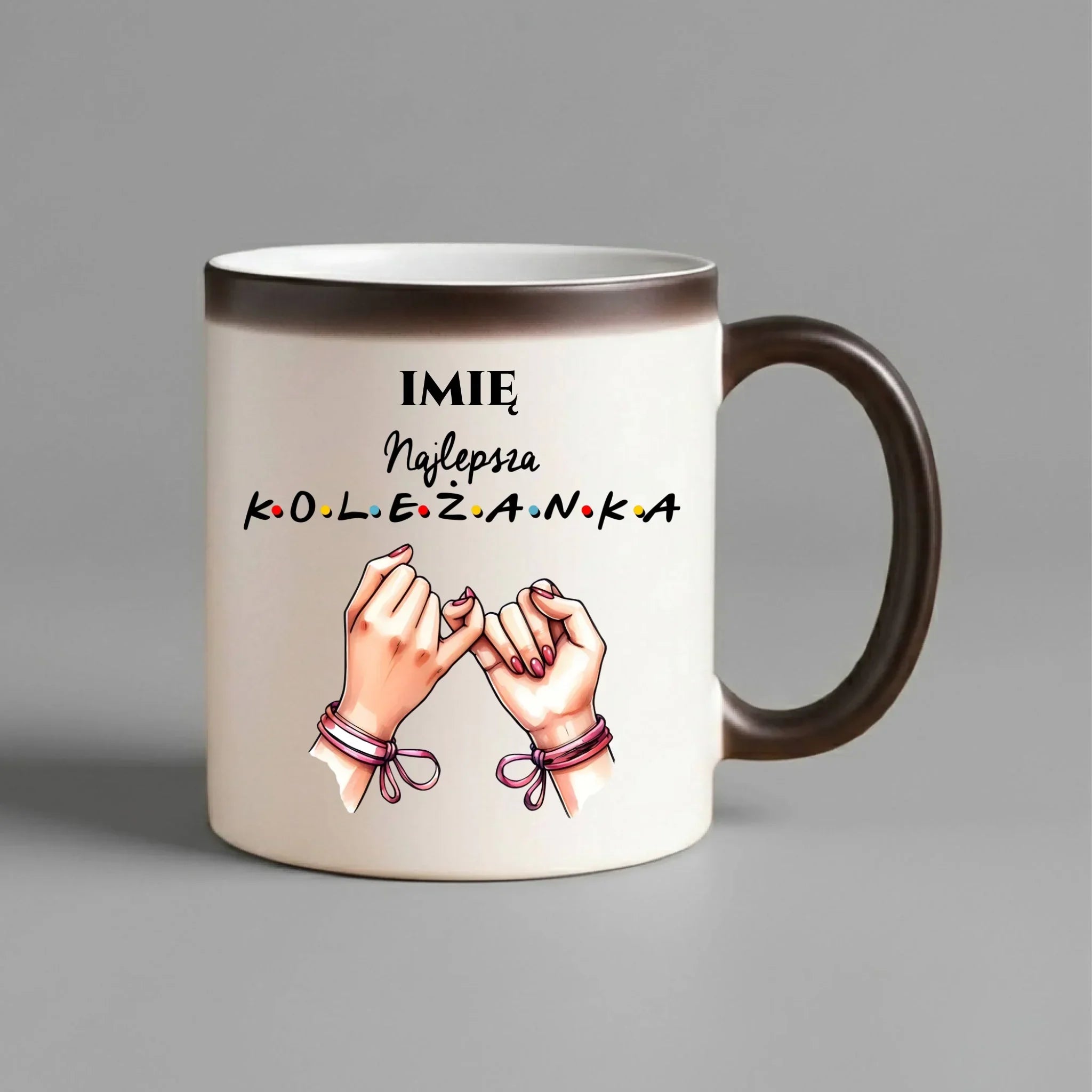 Kubek magiczny - Najlepsza koleżanka - personalizowany DZ02 - StoryCups.pl