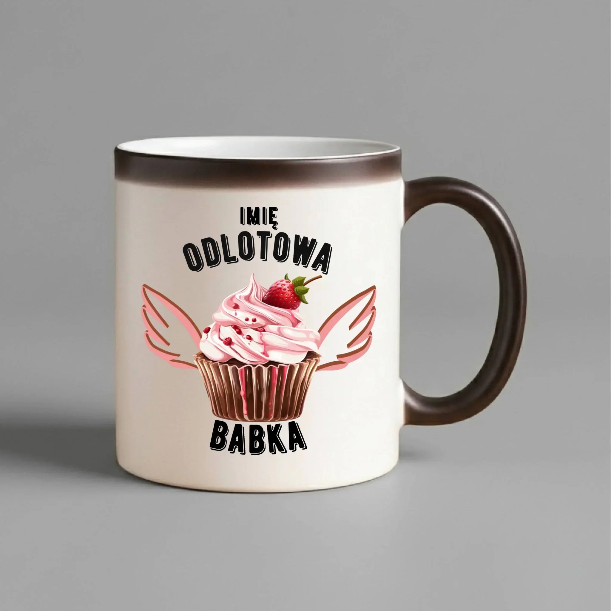 Kubek magiczny - Odlotowa babka - personalizowany DZ06 - StoryCups.pl
