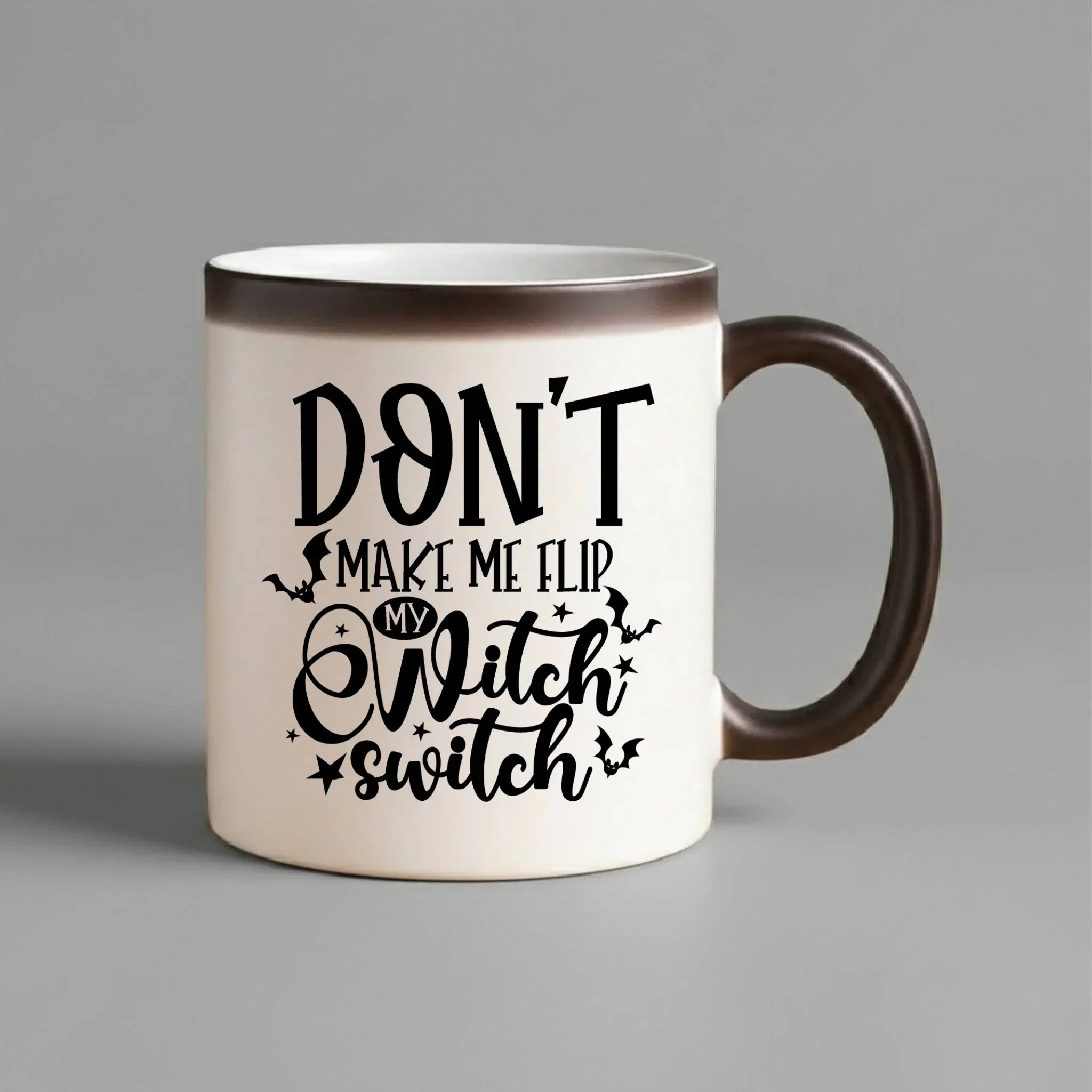 Kubek magiczny na Halloween - Don't make me flip my witch switch - śmieszny HL11 - StoryCups.pl
