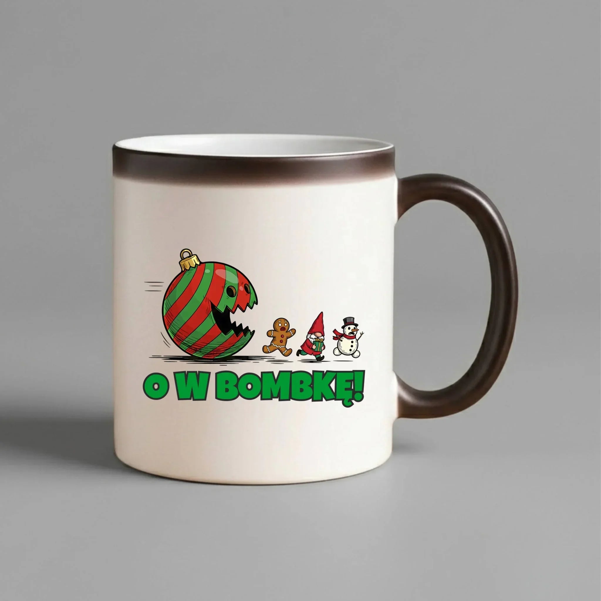 Kubek magiczny świąteczny - O w bombkę BN142 - StoryCups.pl
