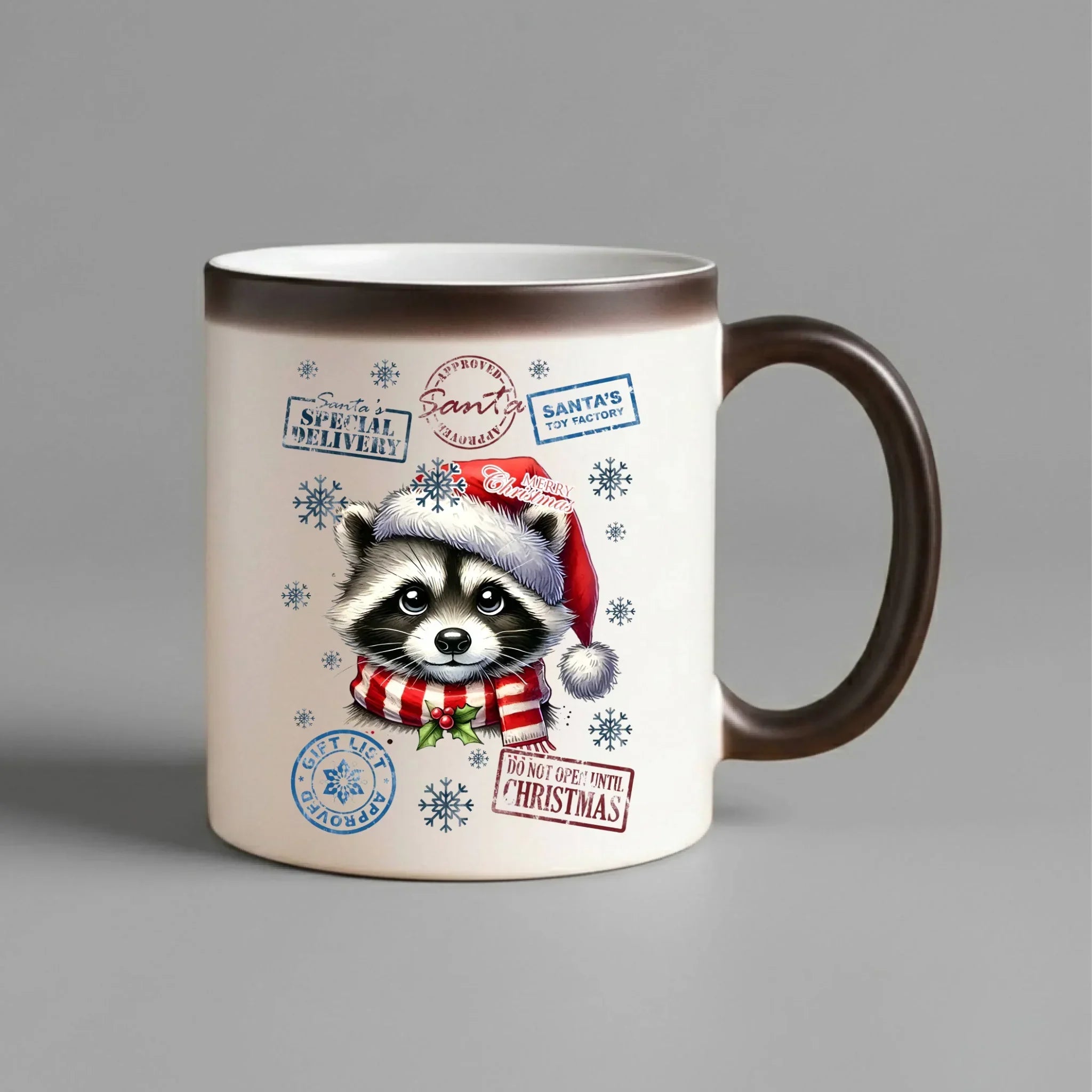 Kubek magiczny świąteczny - Szop - Przesyłka od Mikołaja BN104 - StoryCups.pl