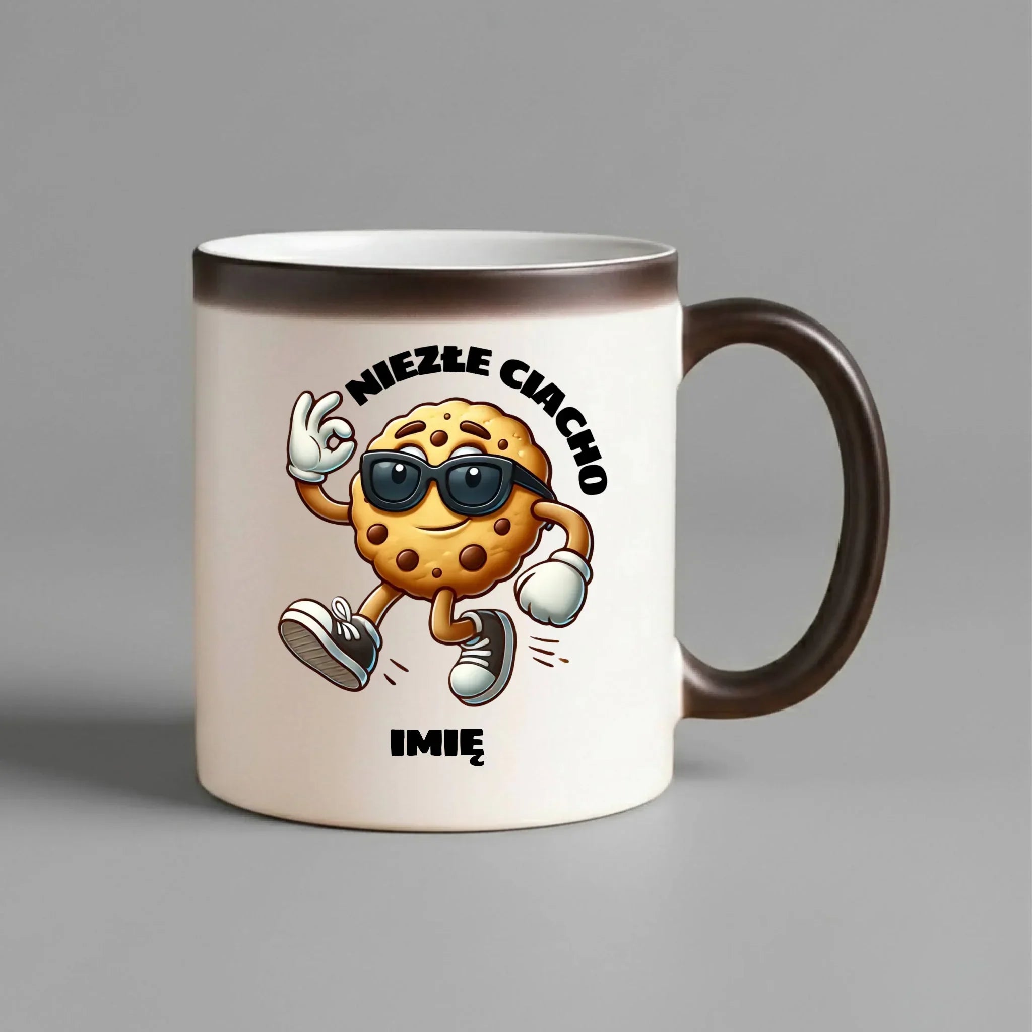 Kubek magiczny - Niezłe ciacho - personalizowany DCH31 - StoryCups.pl