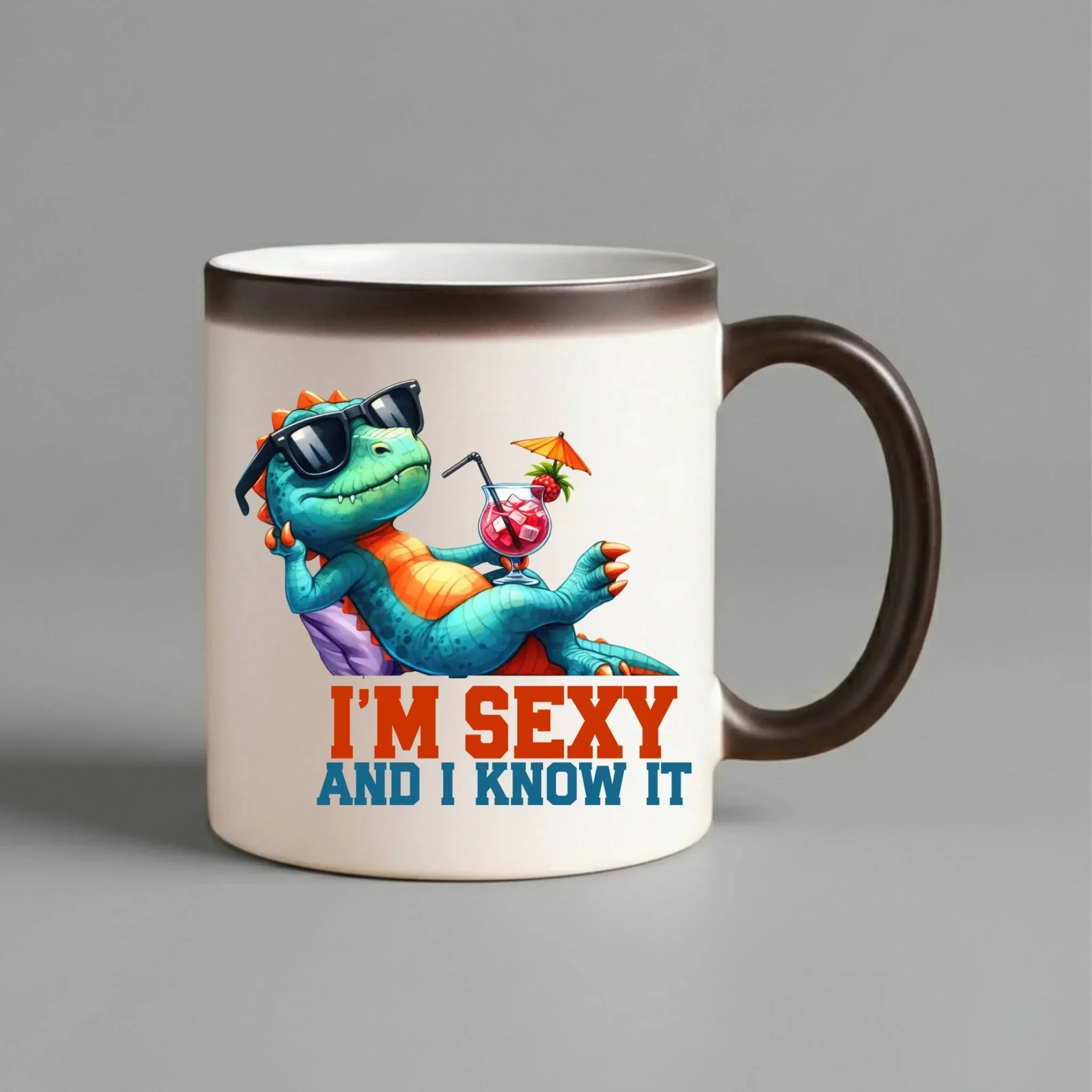 Kubek magiczny - prezent dla chłopaka - I'm sexy - śmieszny nadruk DCH28 - StoryCups.pl