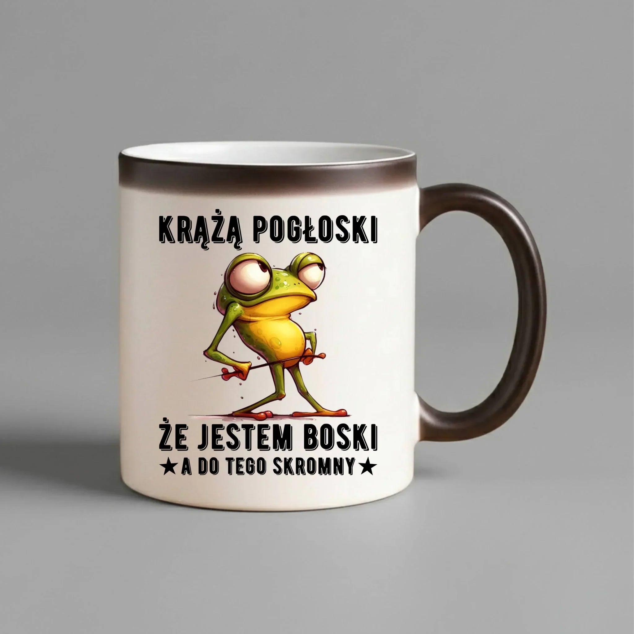 Kubek magiczny - prezent dla chłopaka - Jestem boski DCH15 - StoryCups.pl