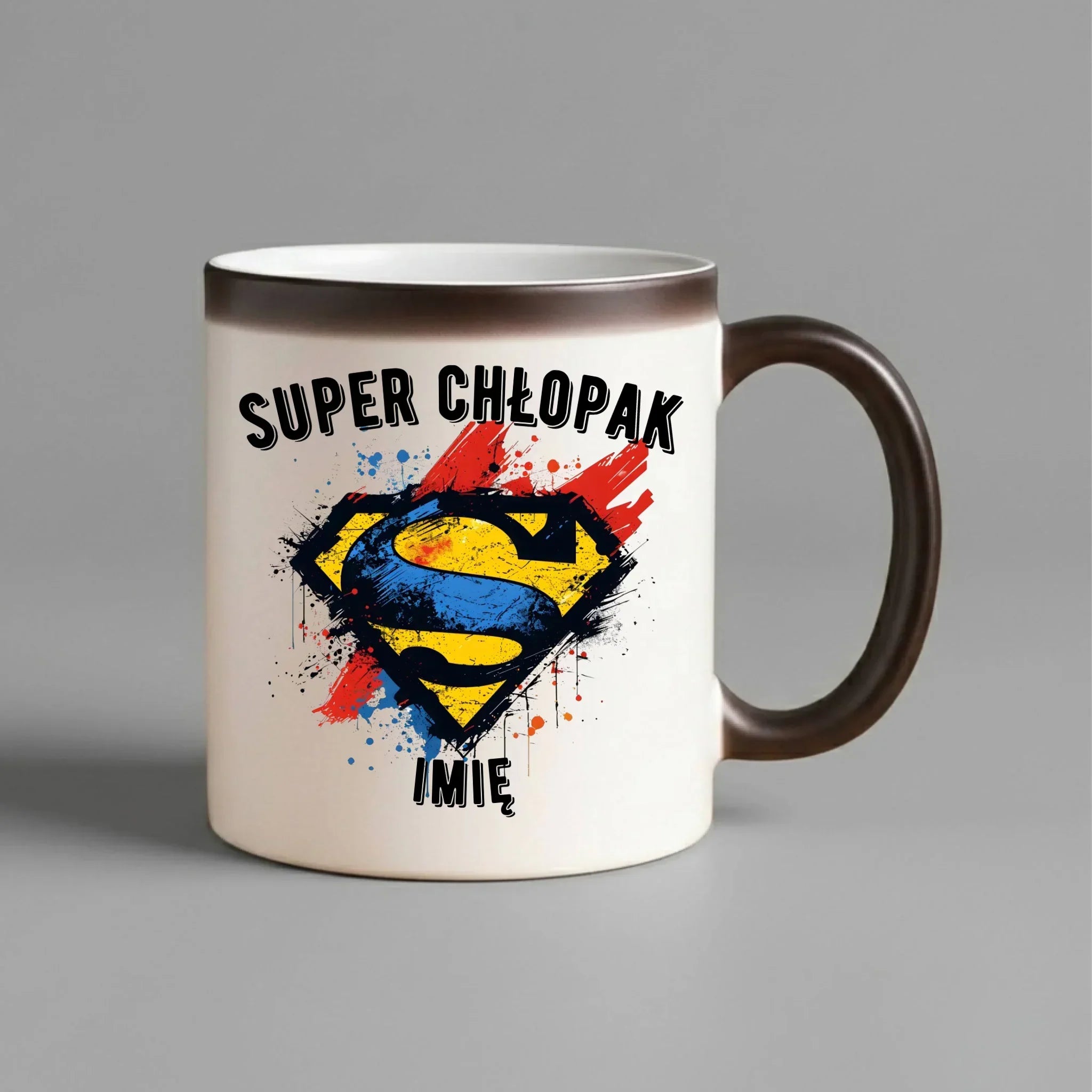 Kubek magiczny - prezent na Dzień Chłopaka - Super Chłopak - personalizowany DCH18 - StoryCups.pl